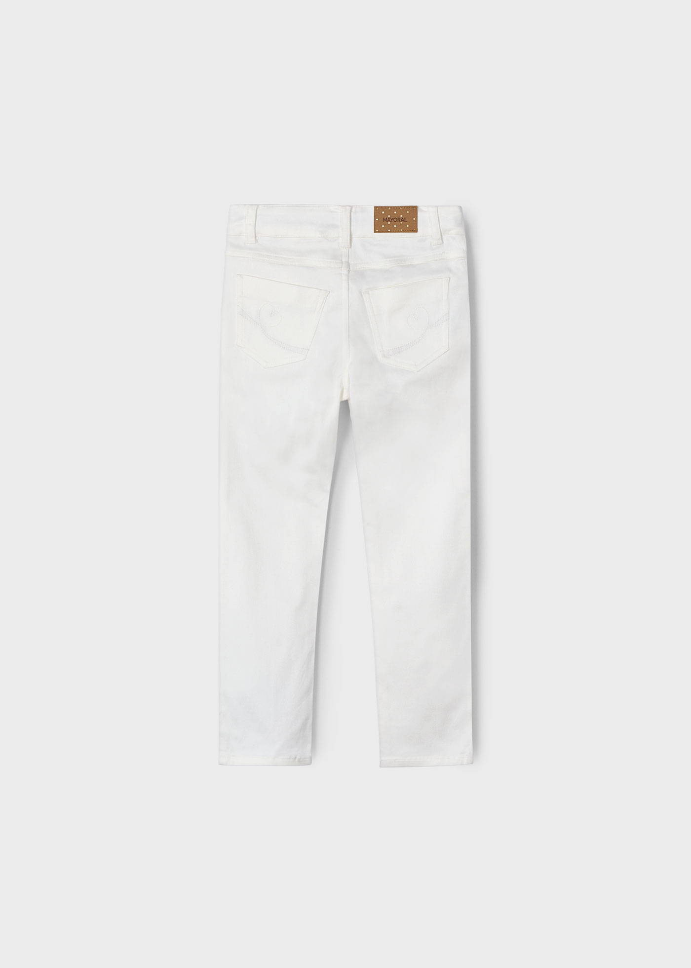 Pantalone  a sigaretta satinato bambina