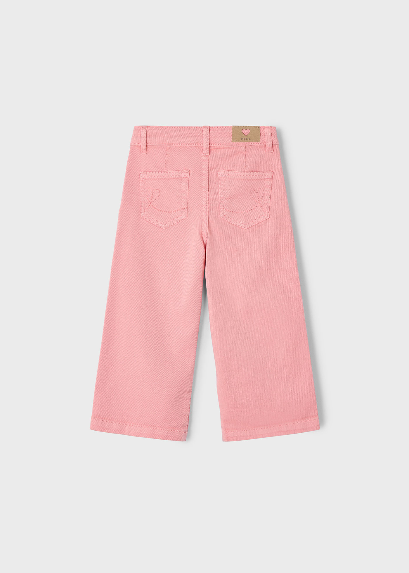 Girl wide fit twill trousers