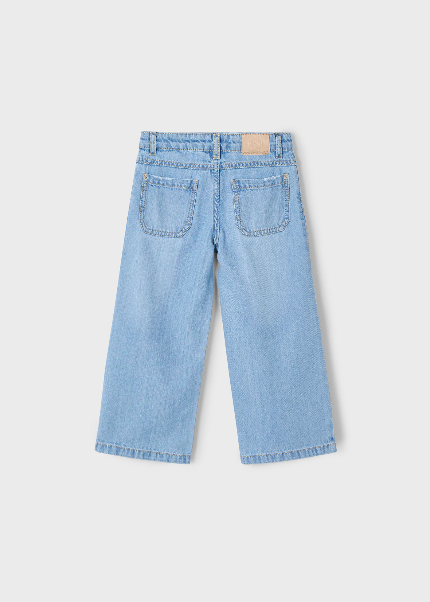 Pantalone jeans ampio bambina