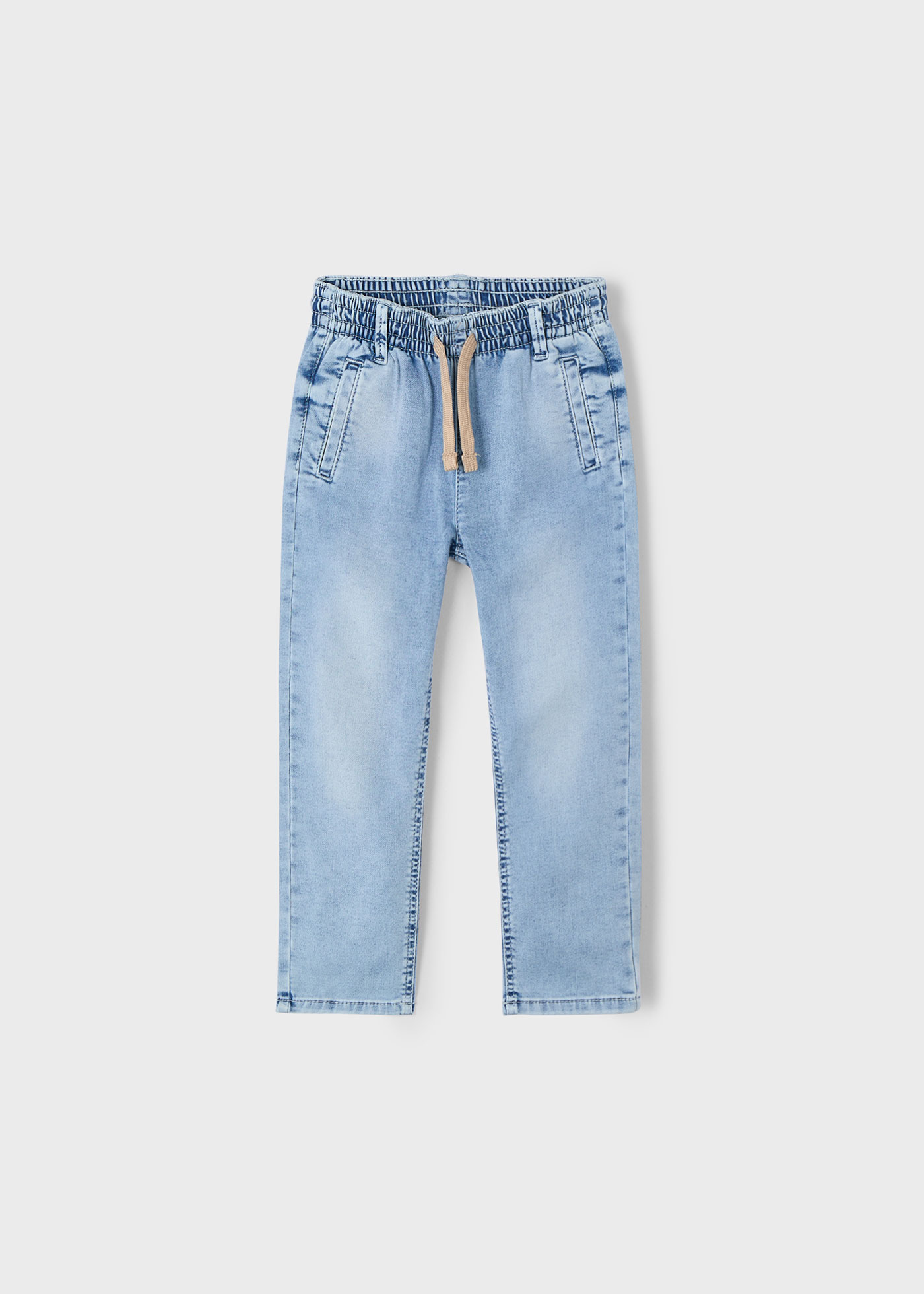 Boy jeans with drawstring