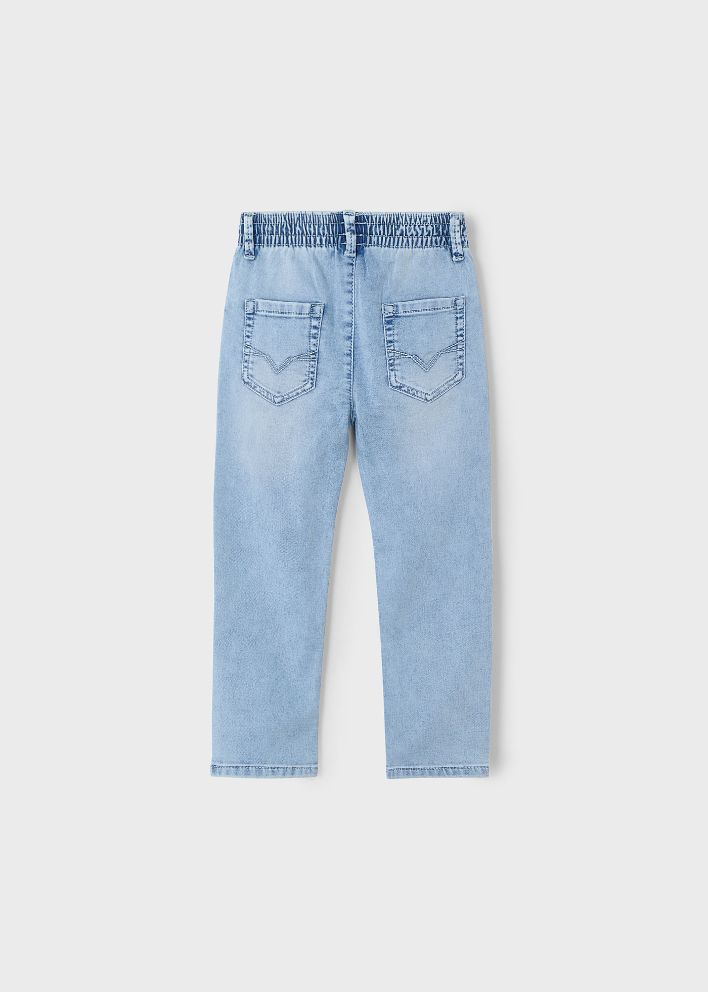 Boy jeans with drawstring