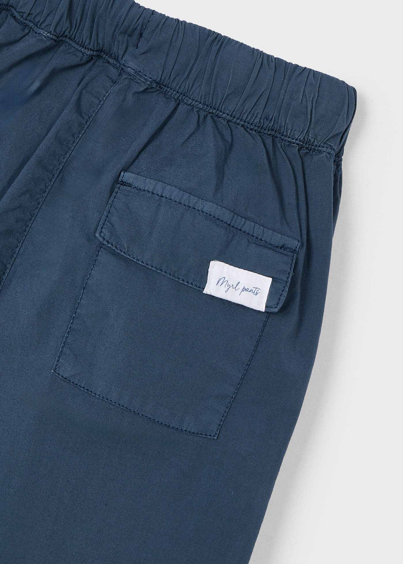 Boy chino trousers with drawstring