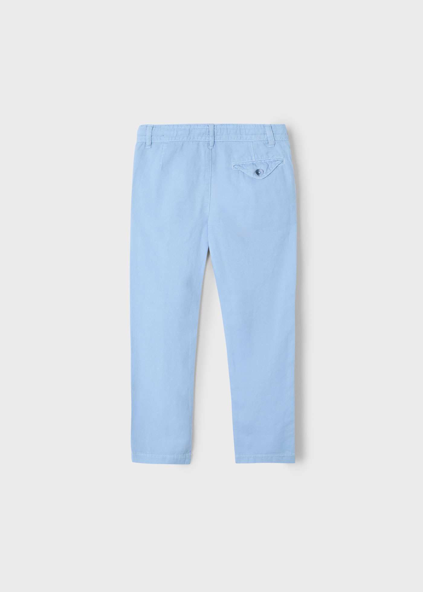 Boy linen trousers with drawstring