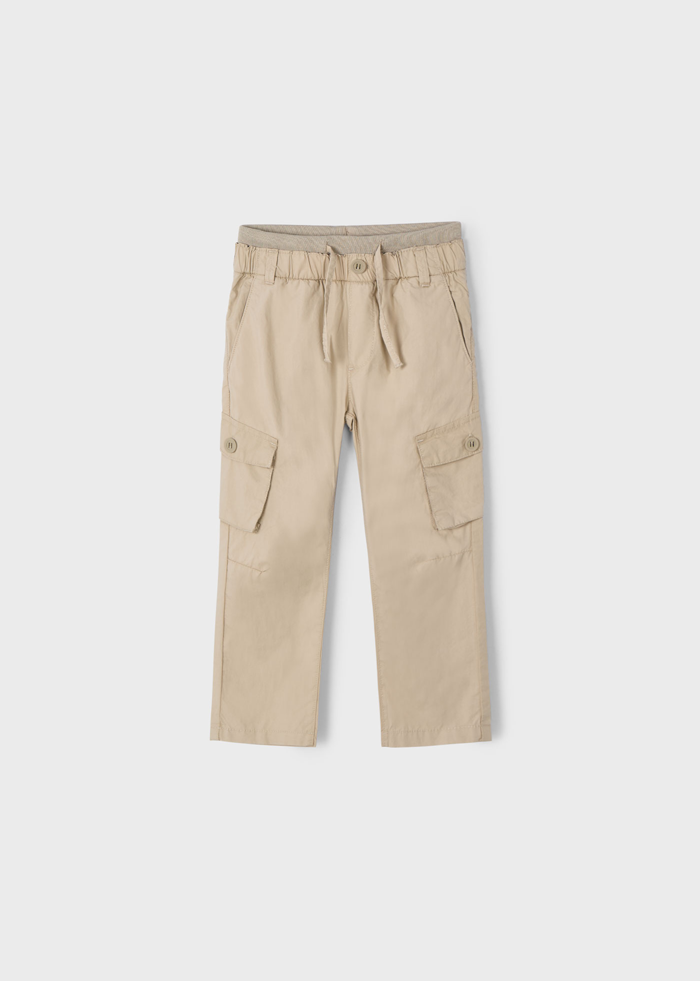 Boy trousers with drawstring