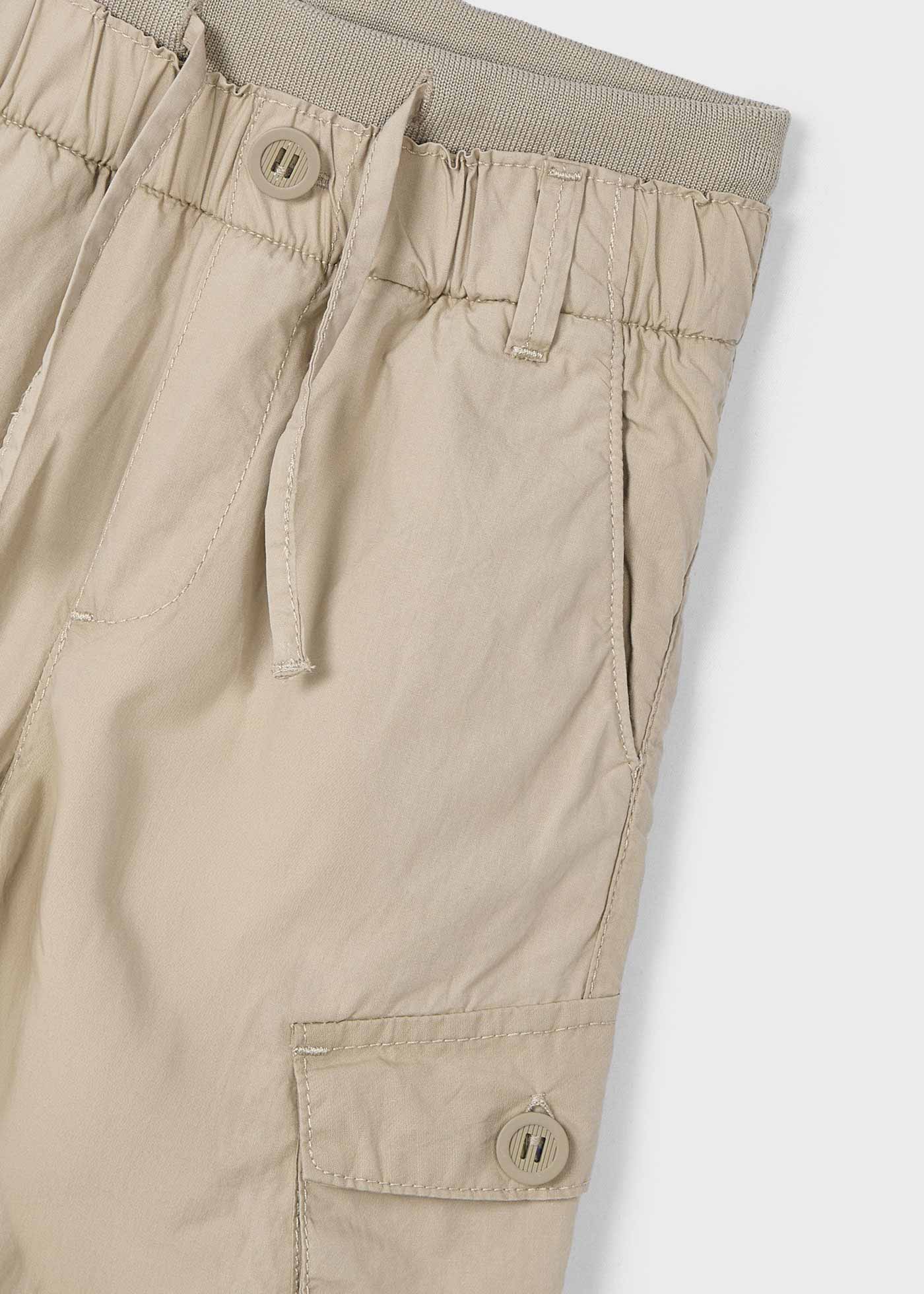 Boy trousers with drawstring