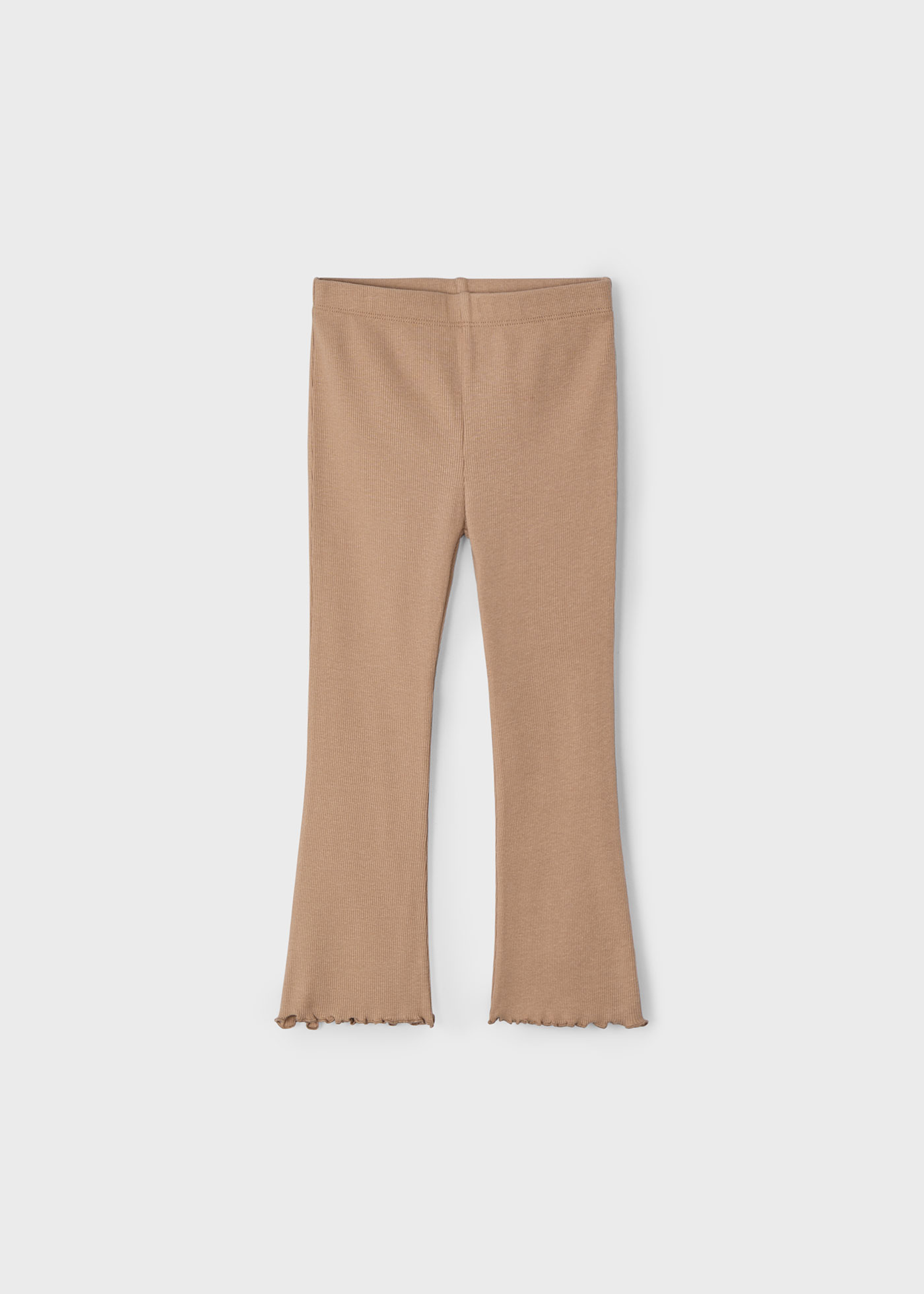 Legginsy rozszerzane w prążki dla dziewczynki