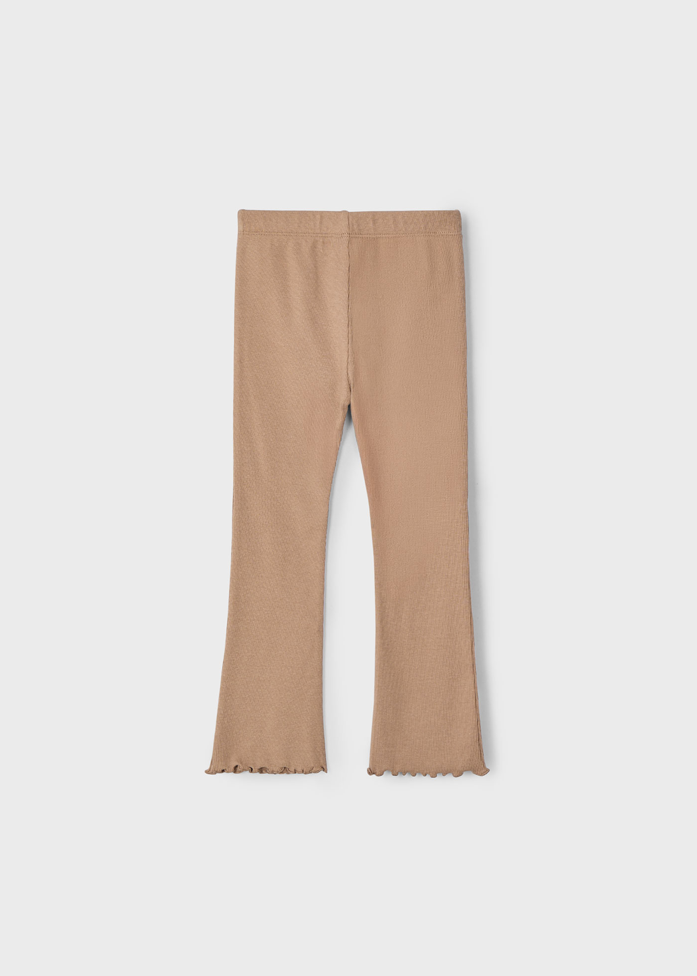 Legginsy rozszerzane w prążki dla dziewczynki