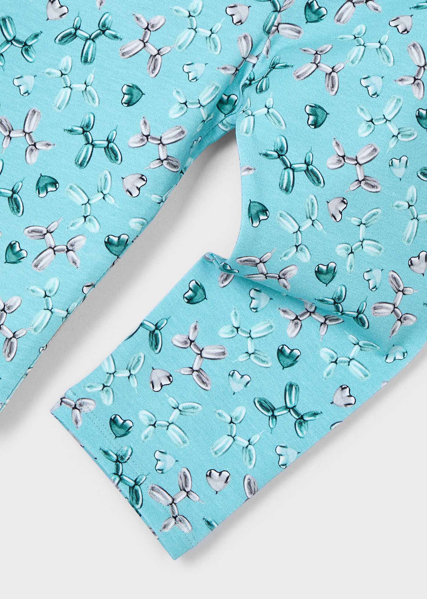 Legginsy ze wzorem dla dziewczynki