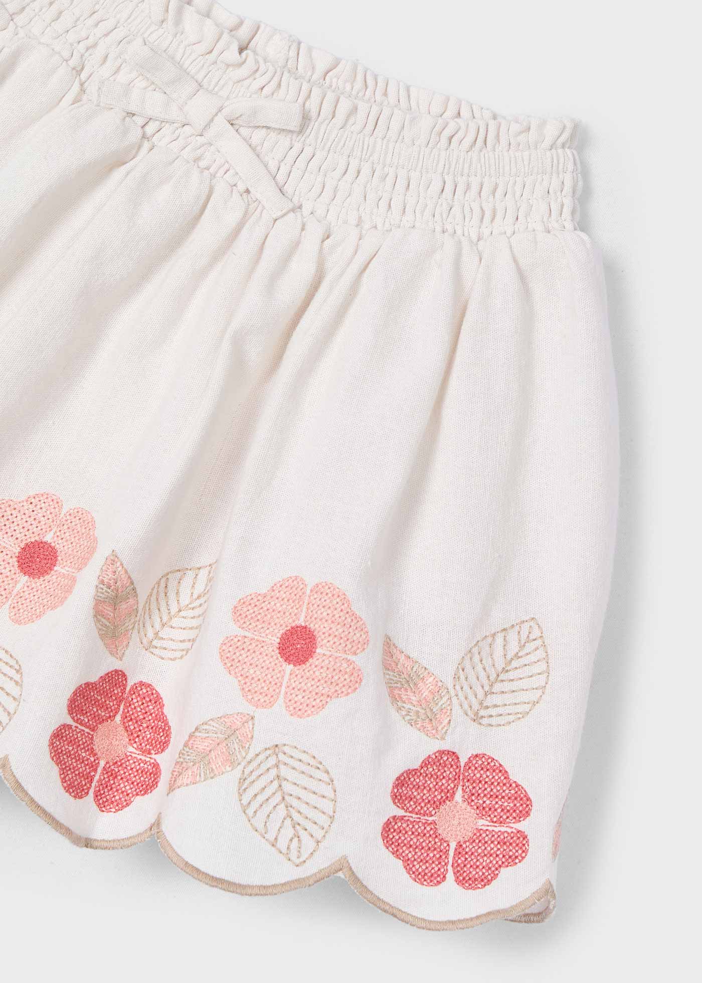 Girl embroidered skirt