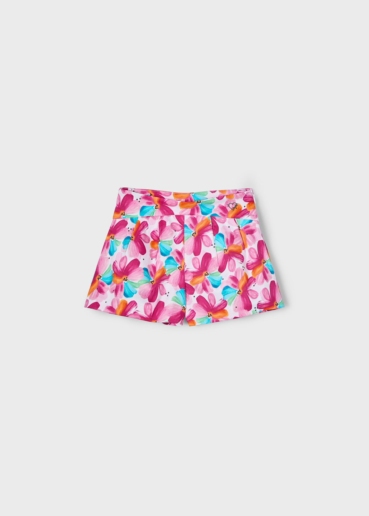 Falda pantalón estampada niña