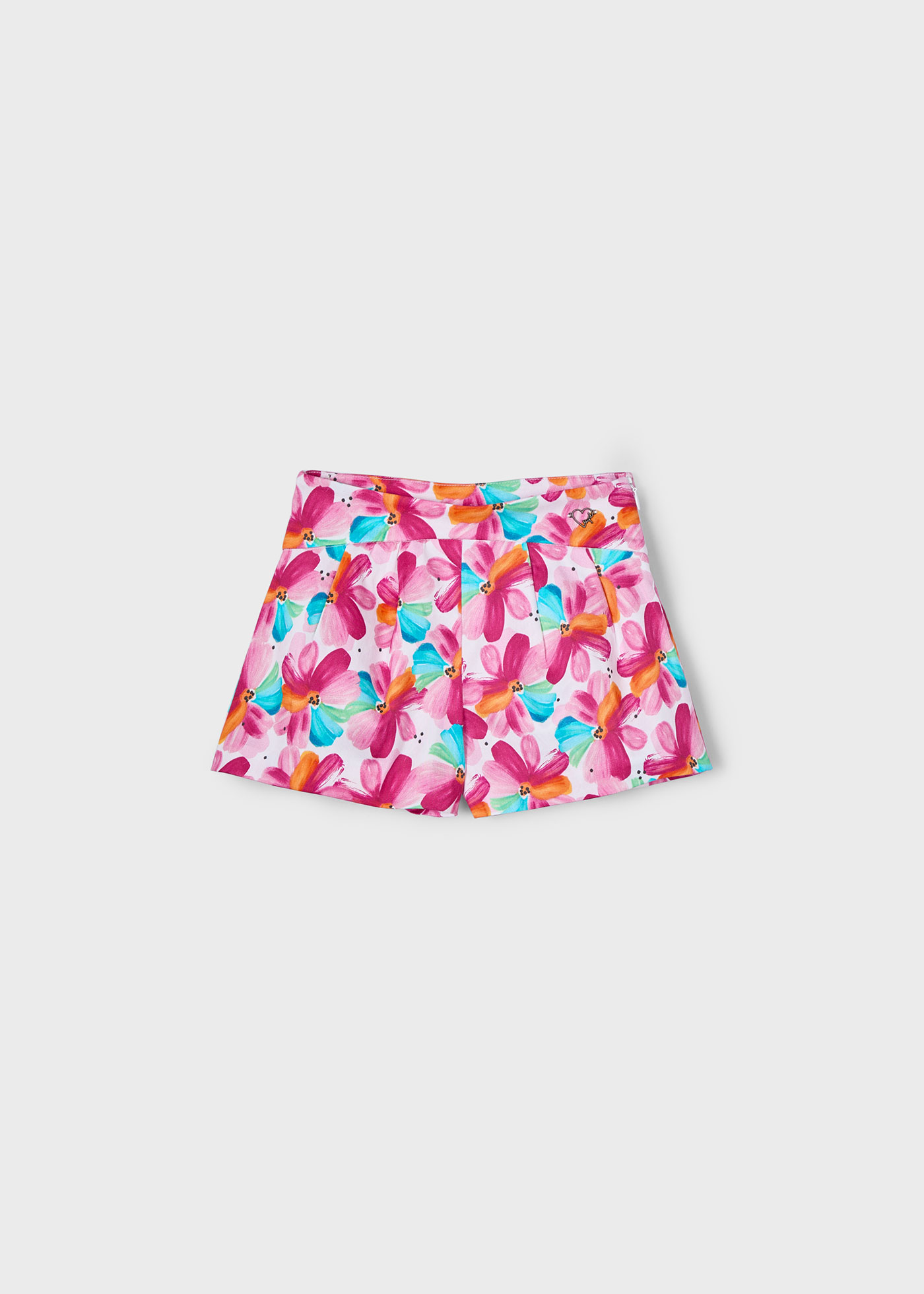 Gonna pantalone stampato bambina