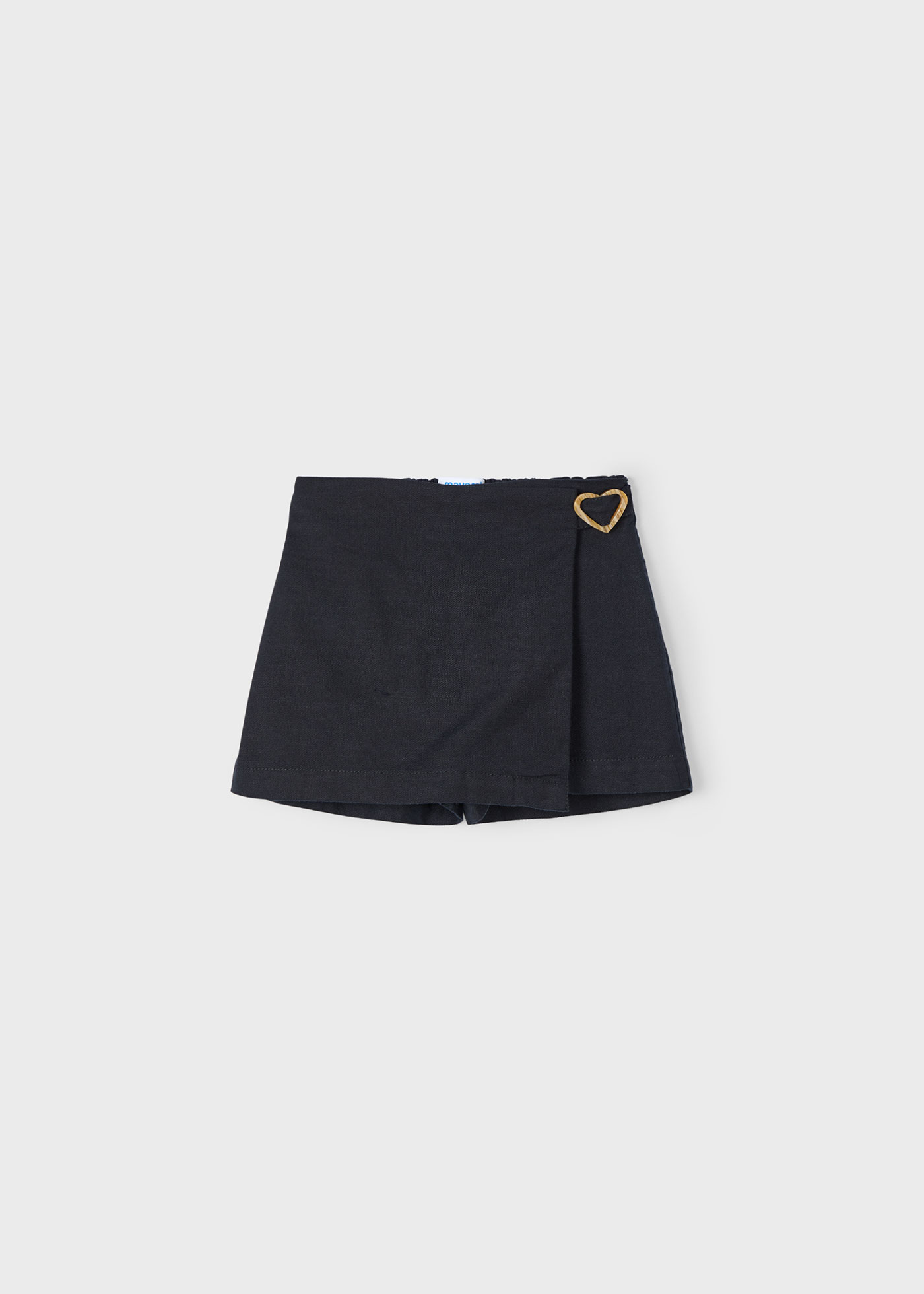 Falda pantalón hebilla corazón niña