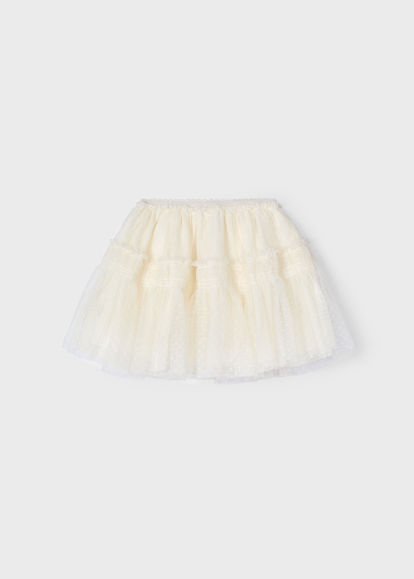 Jupe en tulle plumeti fille