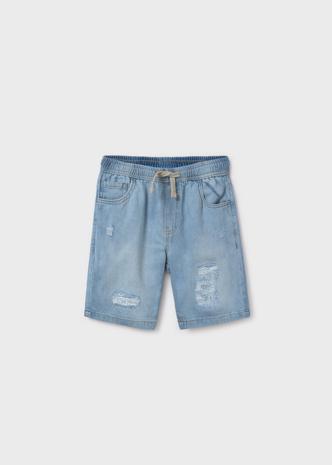 Jeans Bermudas Used-Look Teenager Jungen