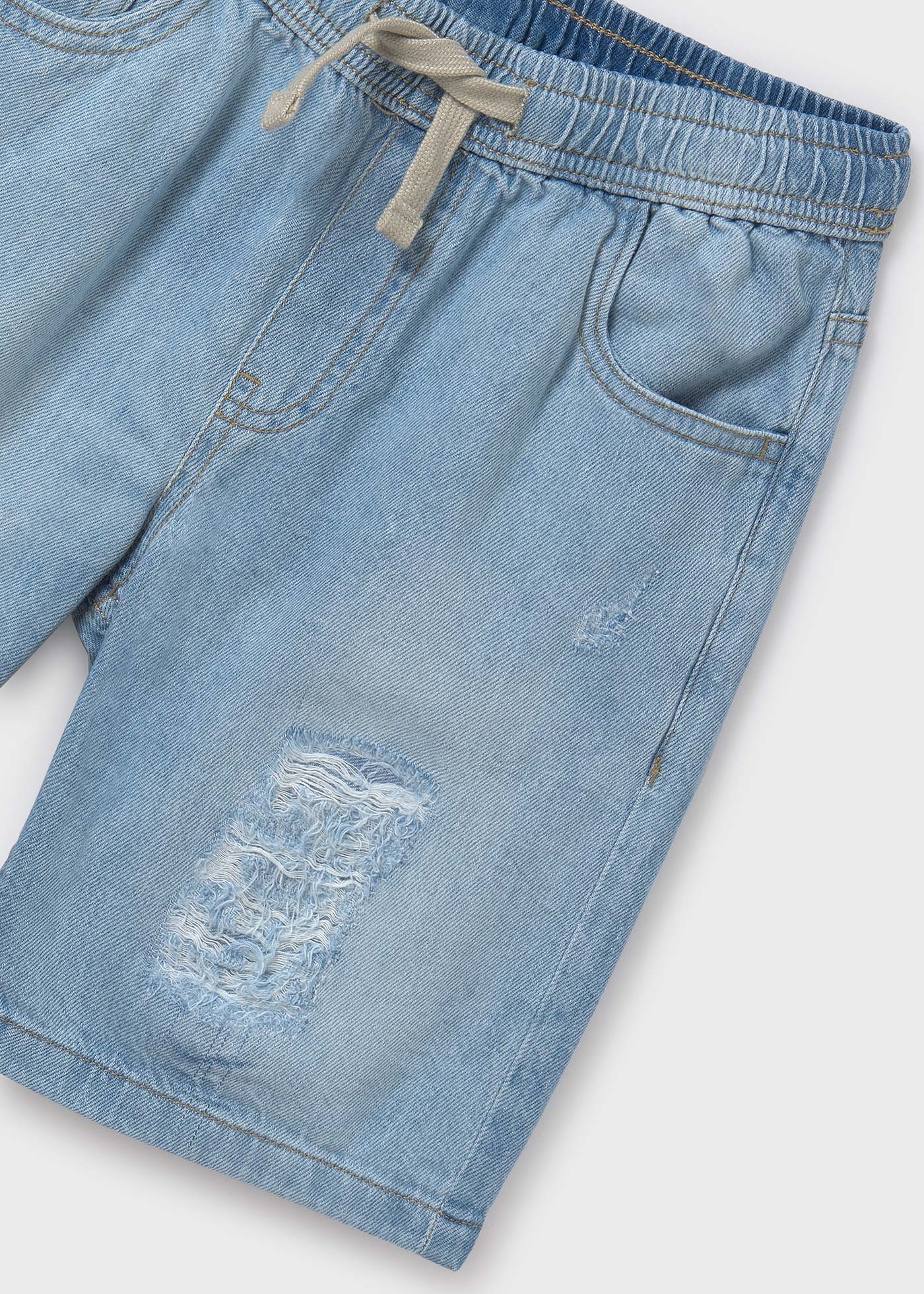 Jeans Bermudas Used-Look Teenager Jungen