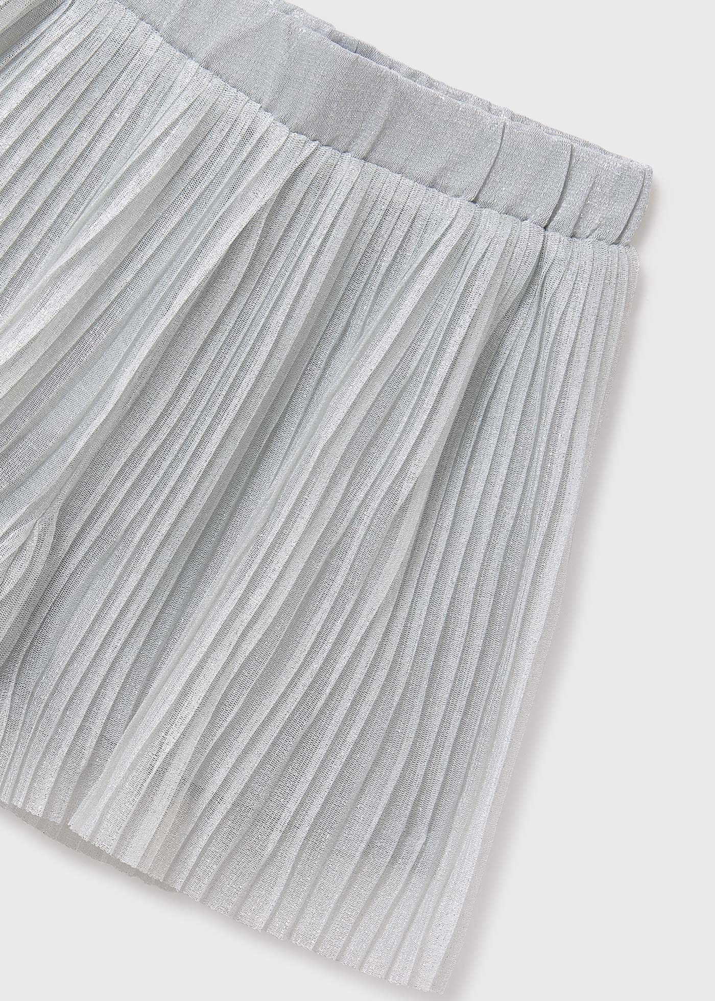 Pantalón corto plisado chica