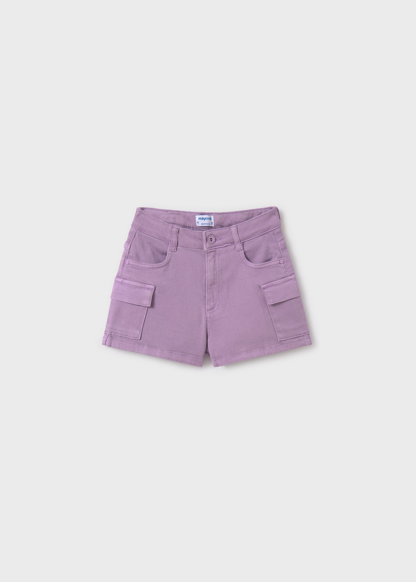 Pantalón corto cargo sarga chica