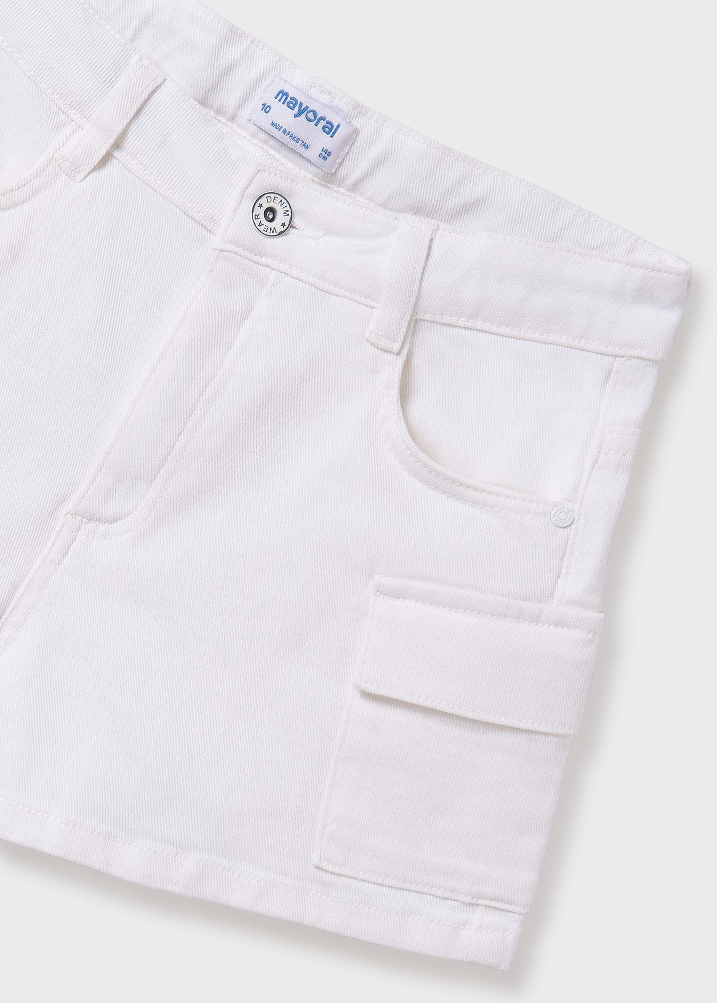 Pantaloni scurti cargo tercot fata