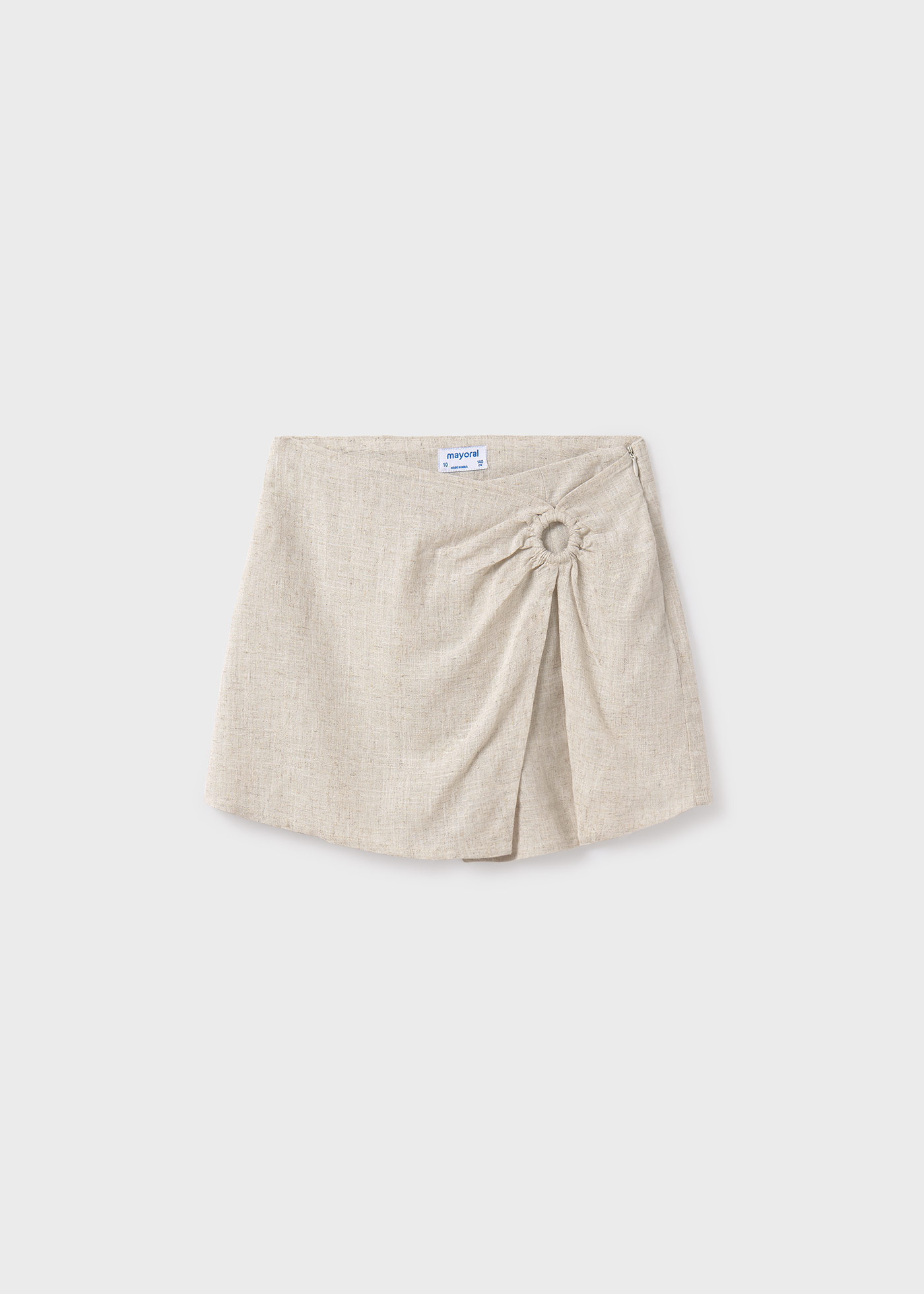 Saia calça com linho rapariga