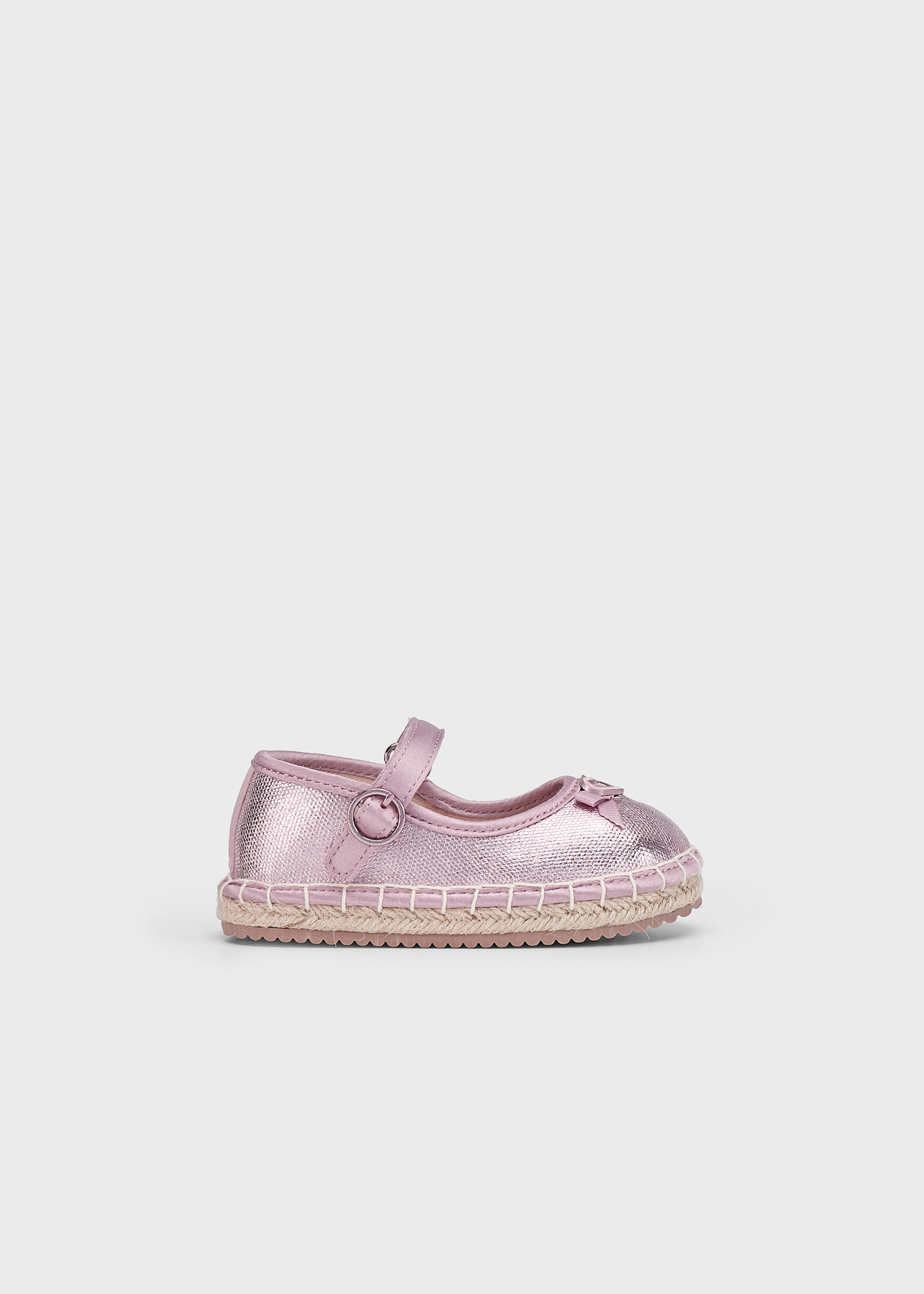 Espadrillas metallizzate neonata