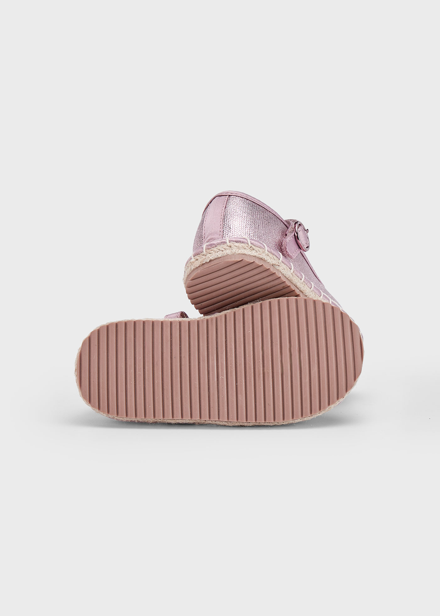 Espadrillas metallizzate neonata