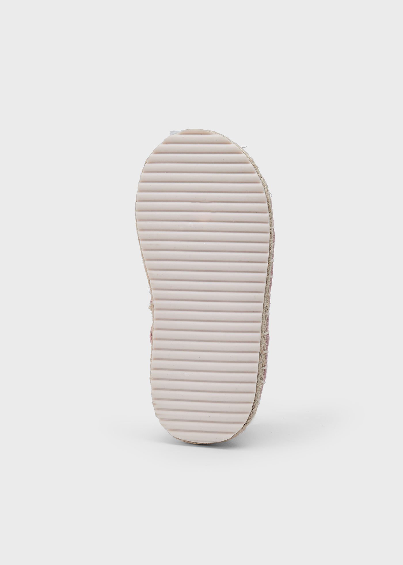 Espadryle z juty z kwiatkami dla niemowlęcia