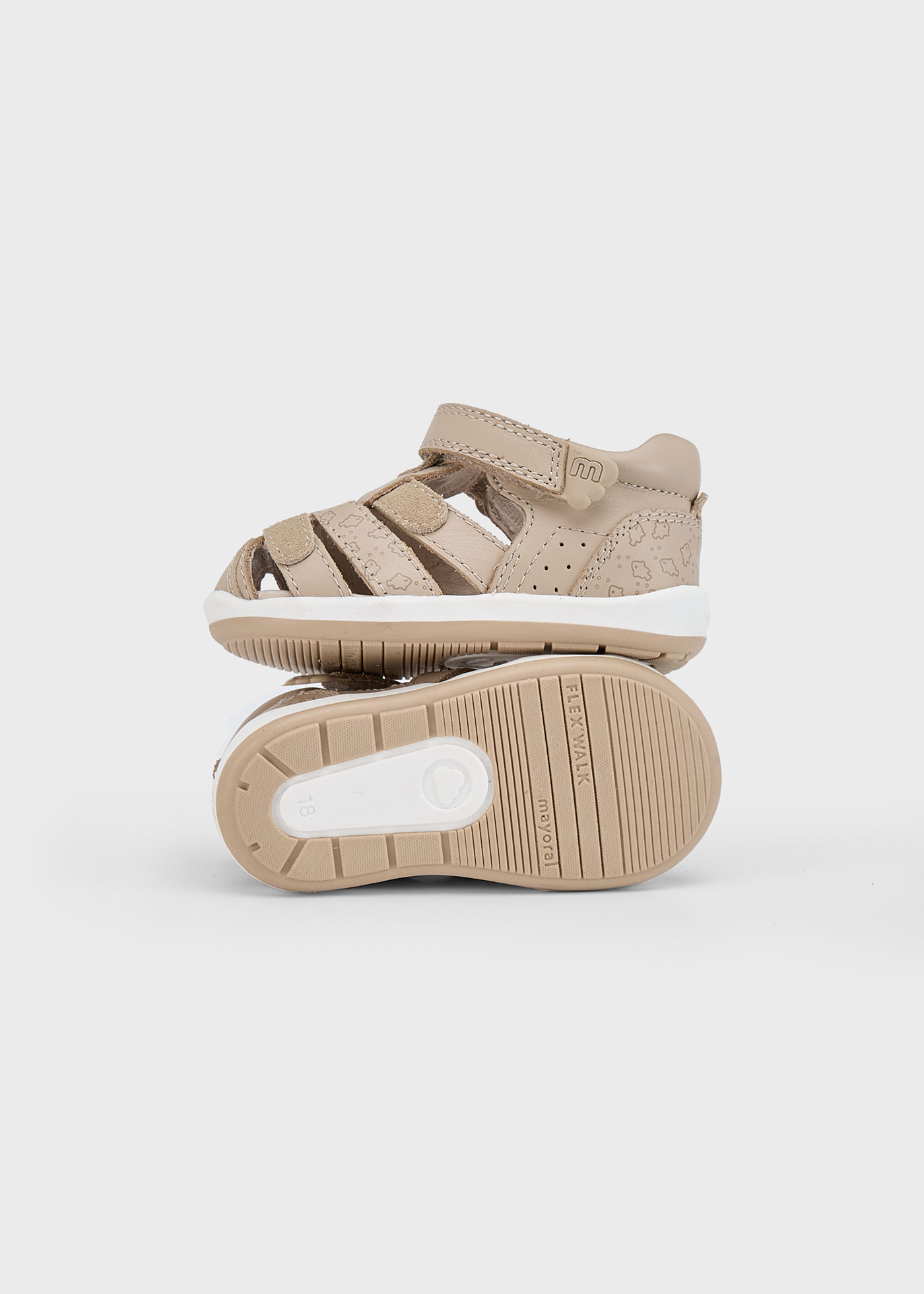 Sandale piele desene bebe