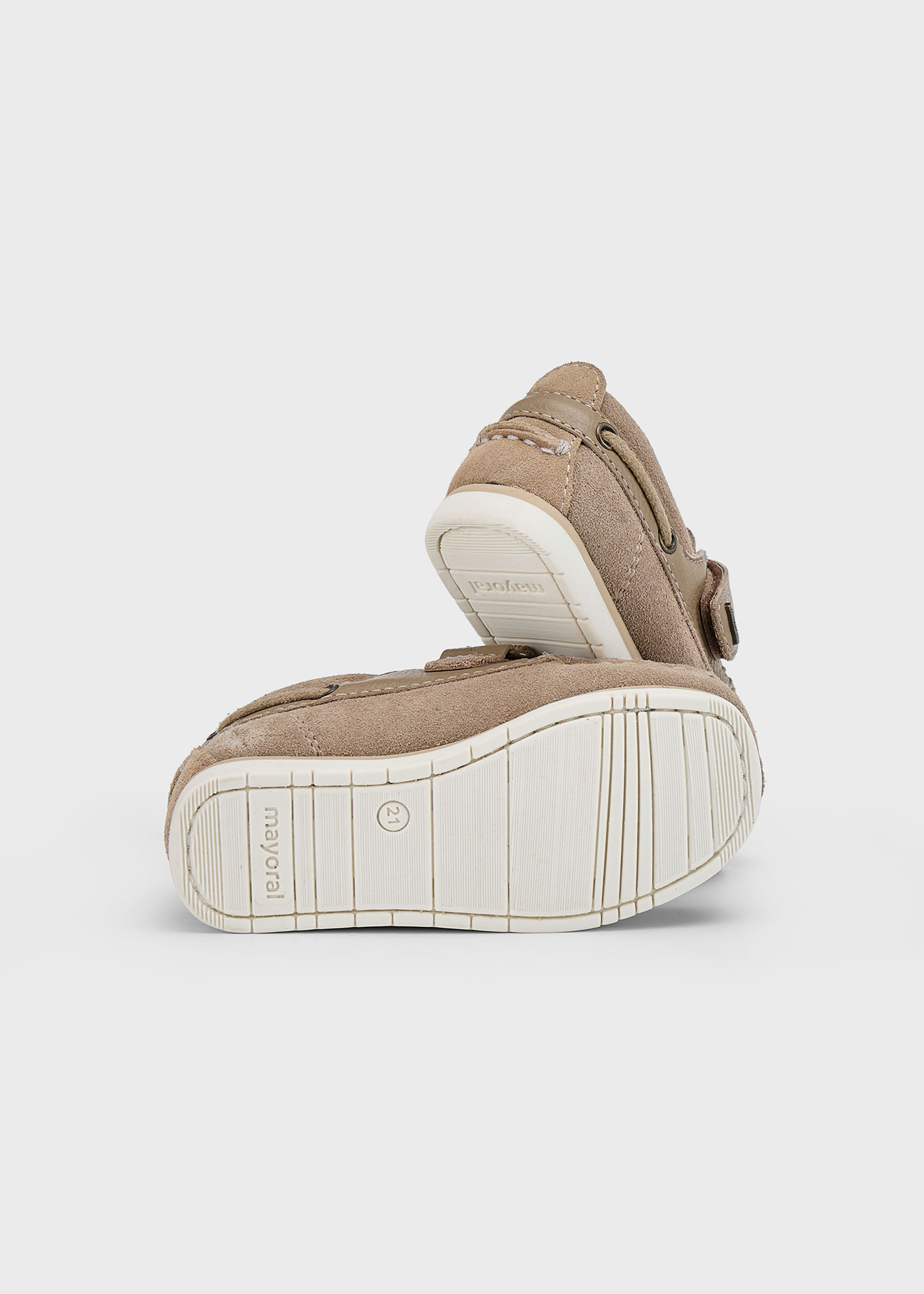 Baby suede boat shoes