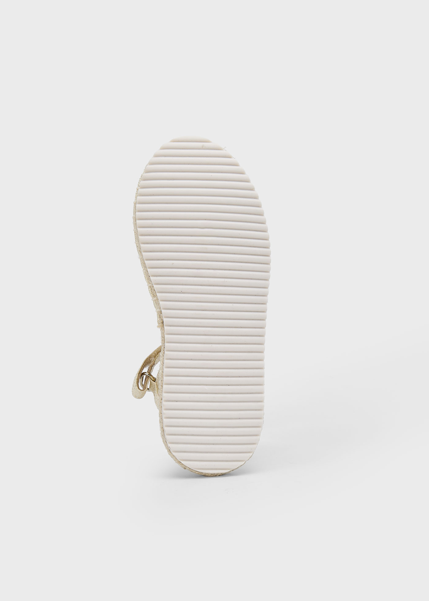 Espadrillas metallizzate fiori bambina