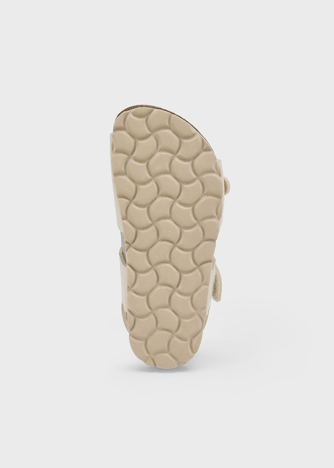 Unisex leather buckle sandals
