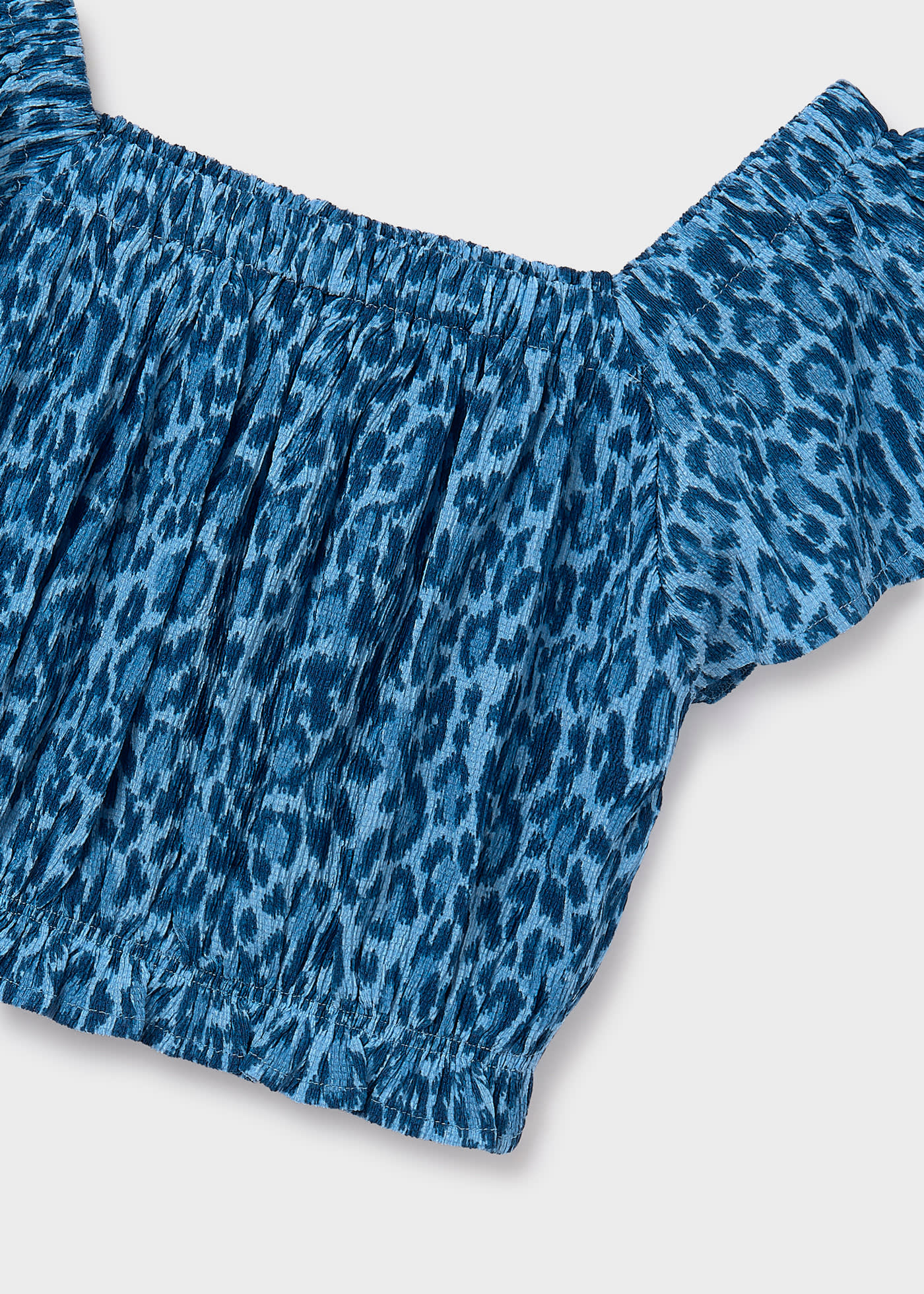 Blusa estampada leopardo rapariga