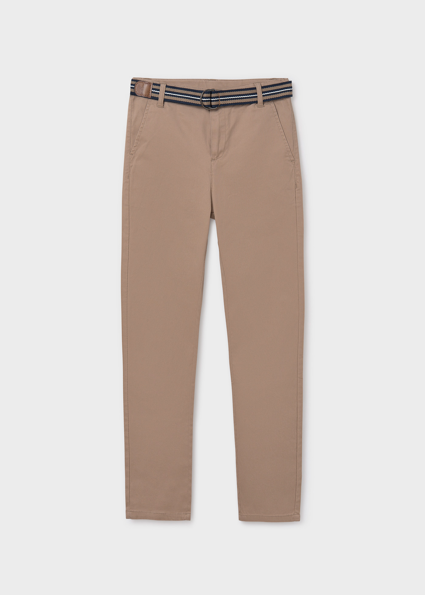 Boy pique trousers with belt