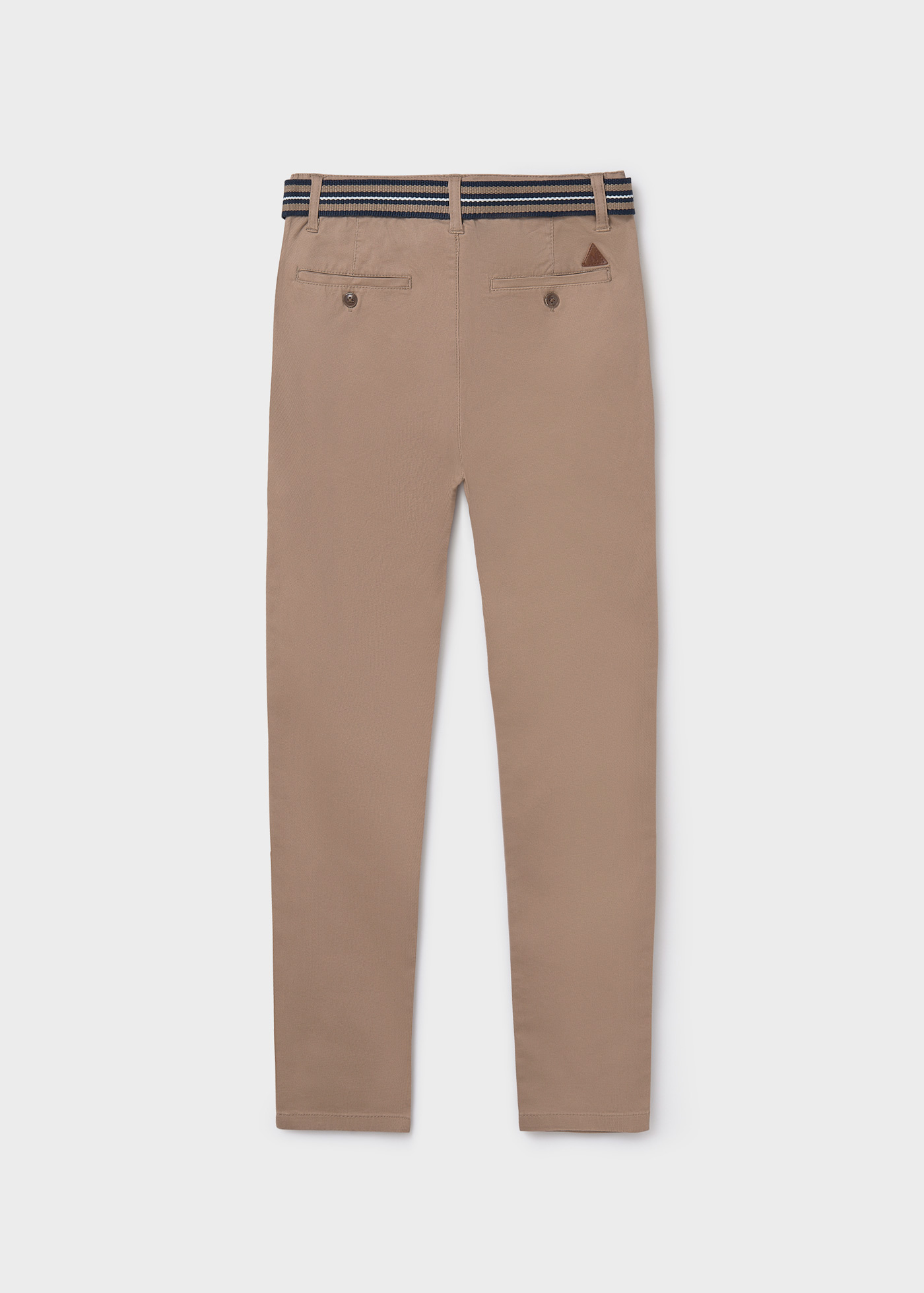 Boy pique trousers with belt