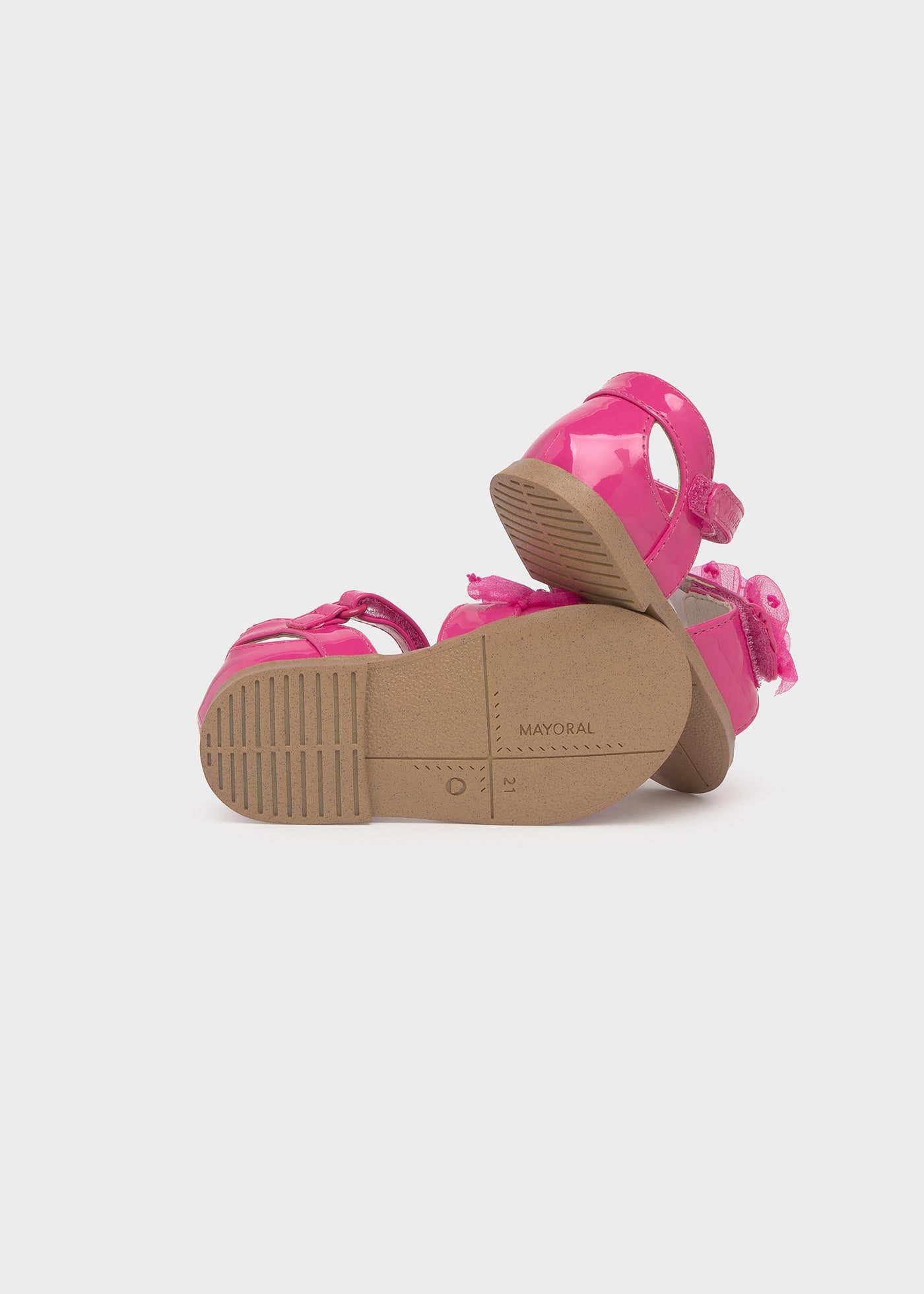 Baby patent sandals