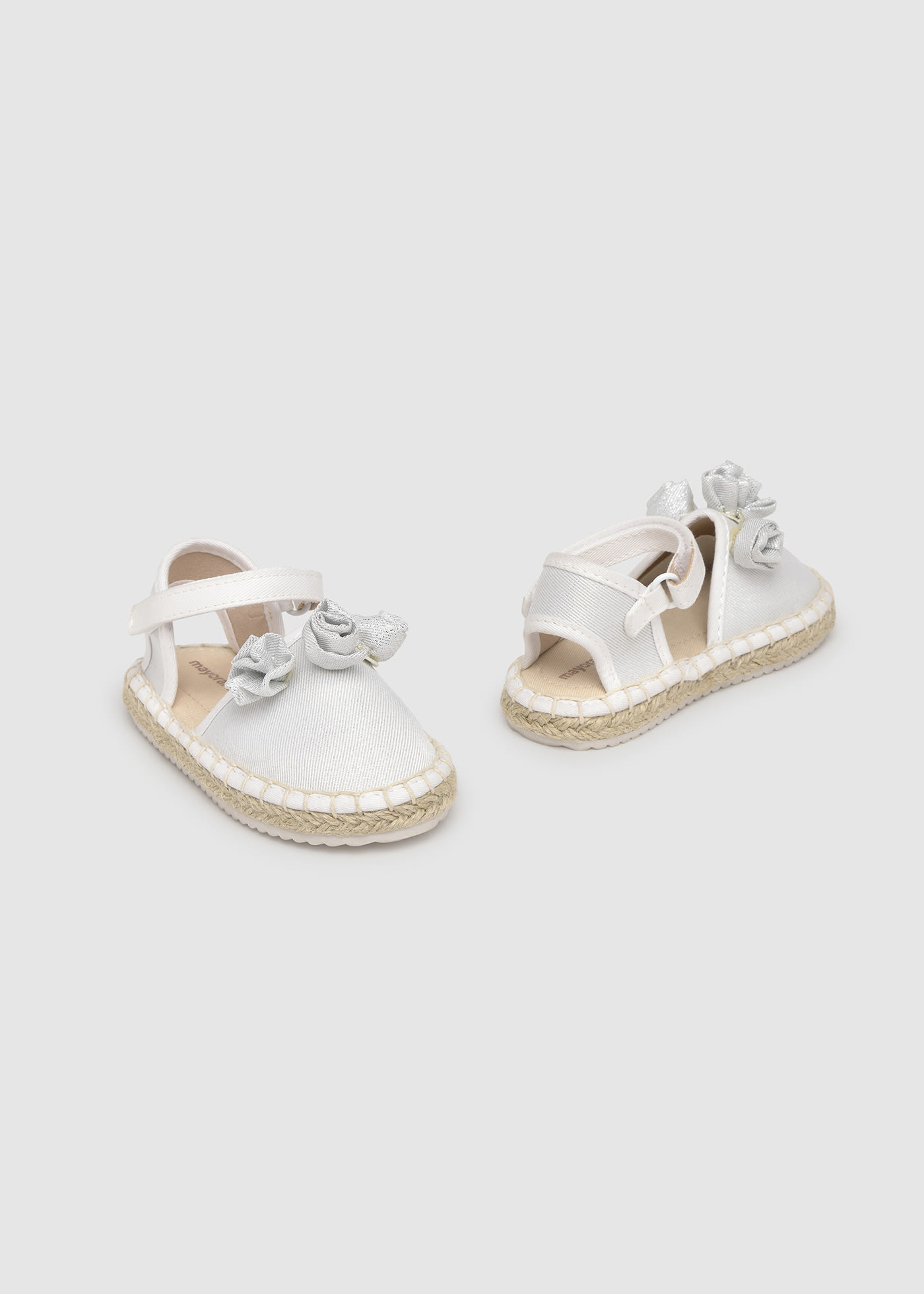 Espadrillas fiori neonata