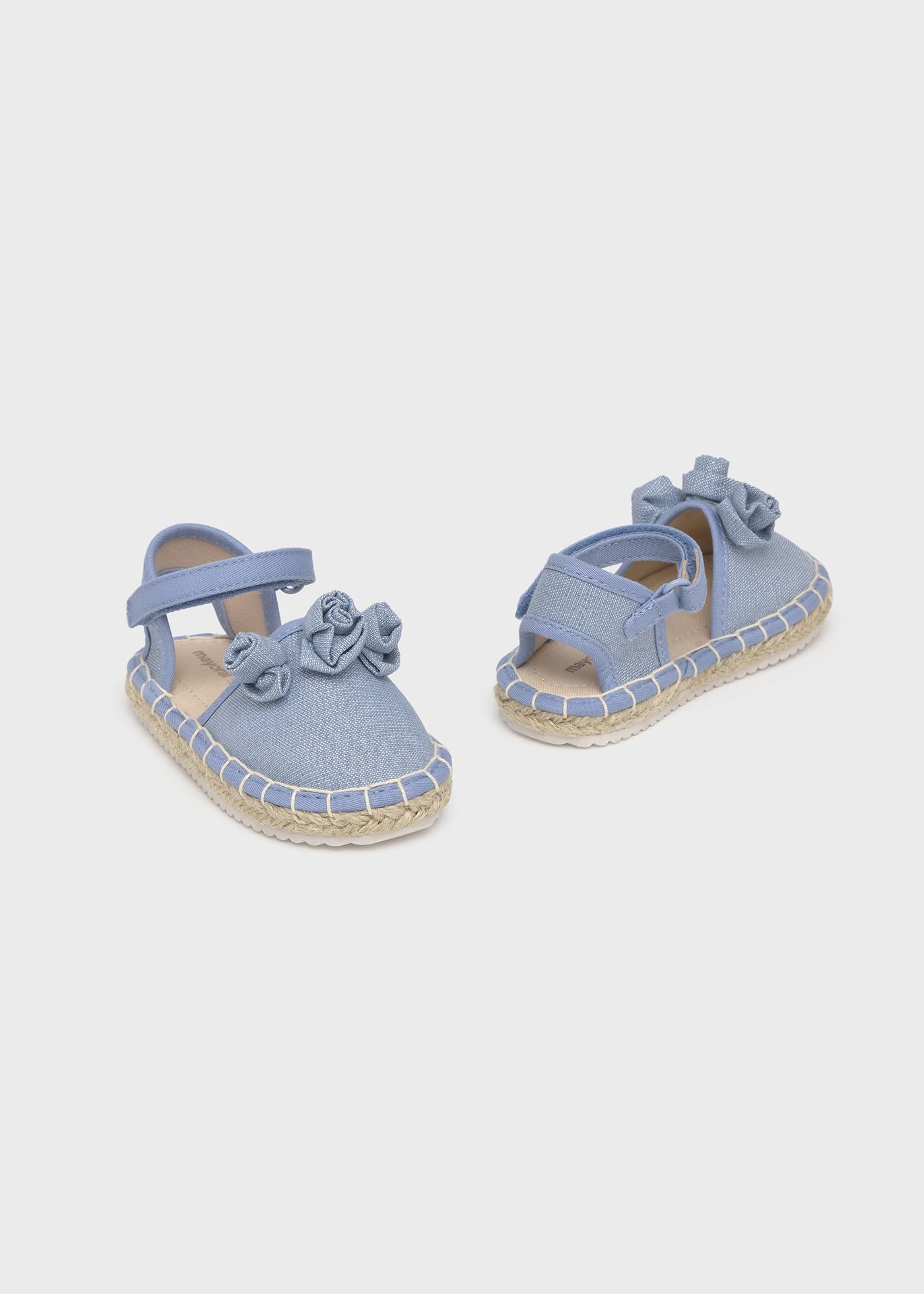 Espadrile flori bebe