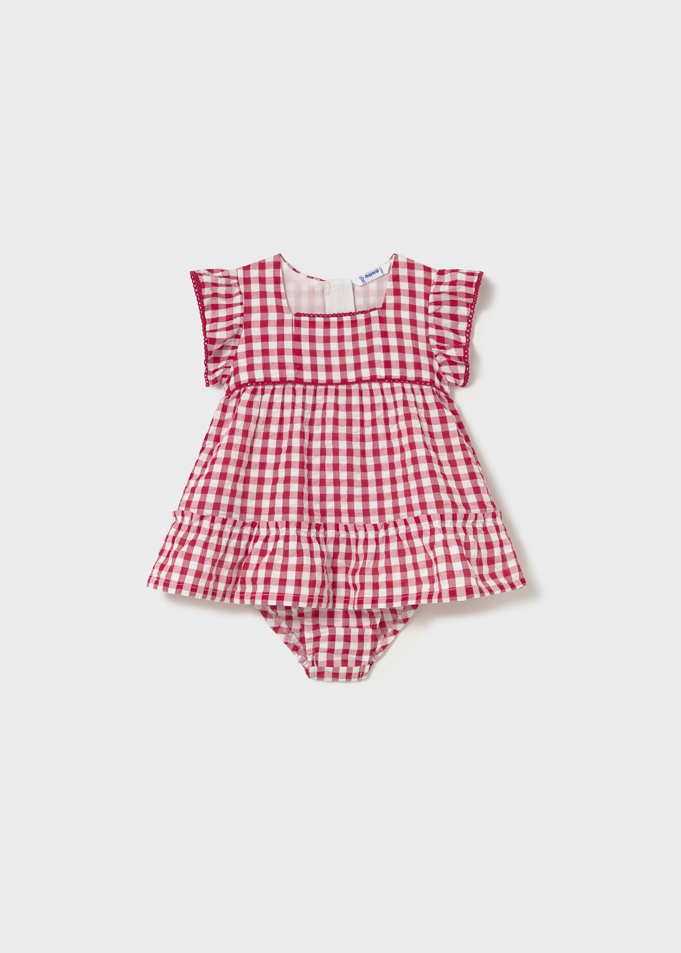 Vestito vichy neonata