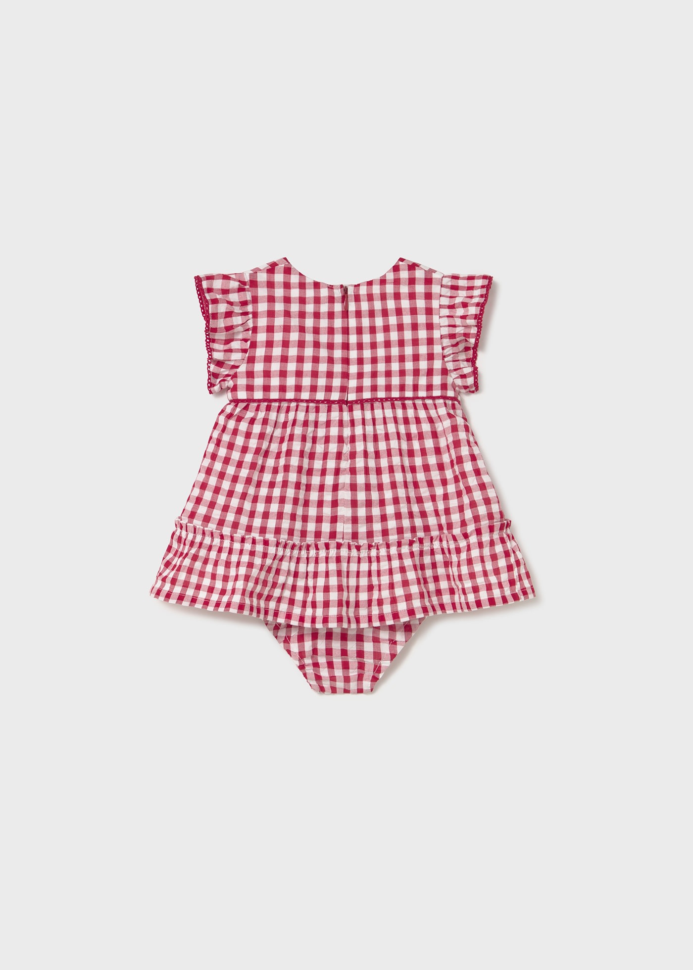 Vestito vichy neonata