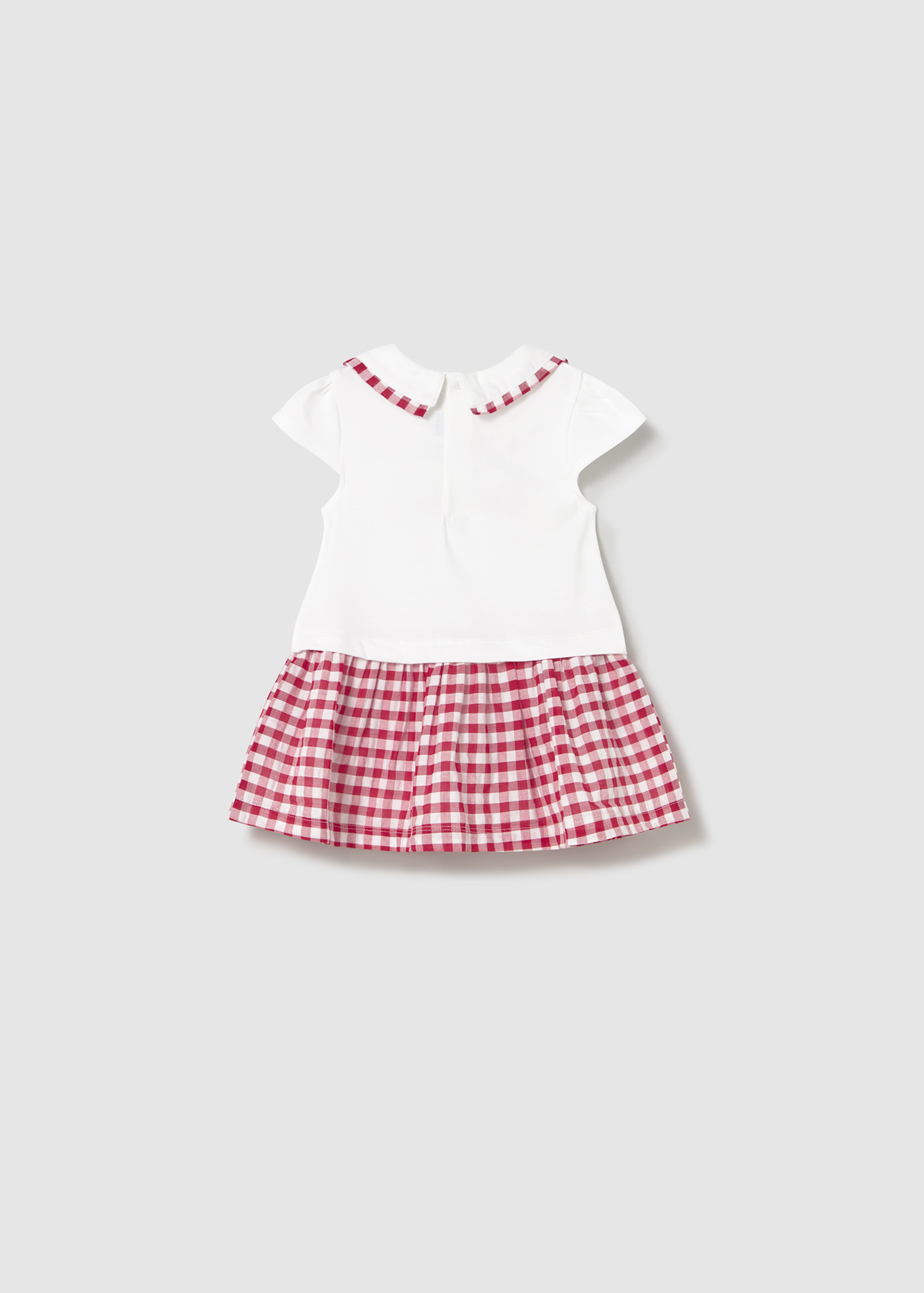 Vestito vichy combinato neonata