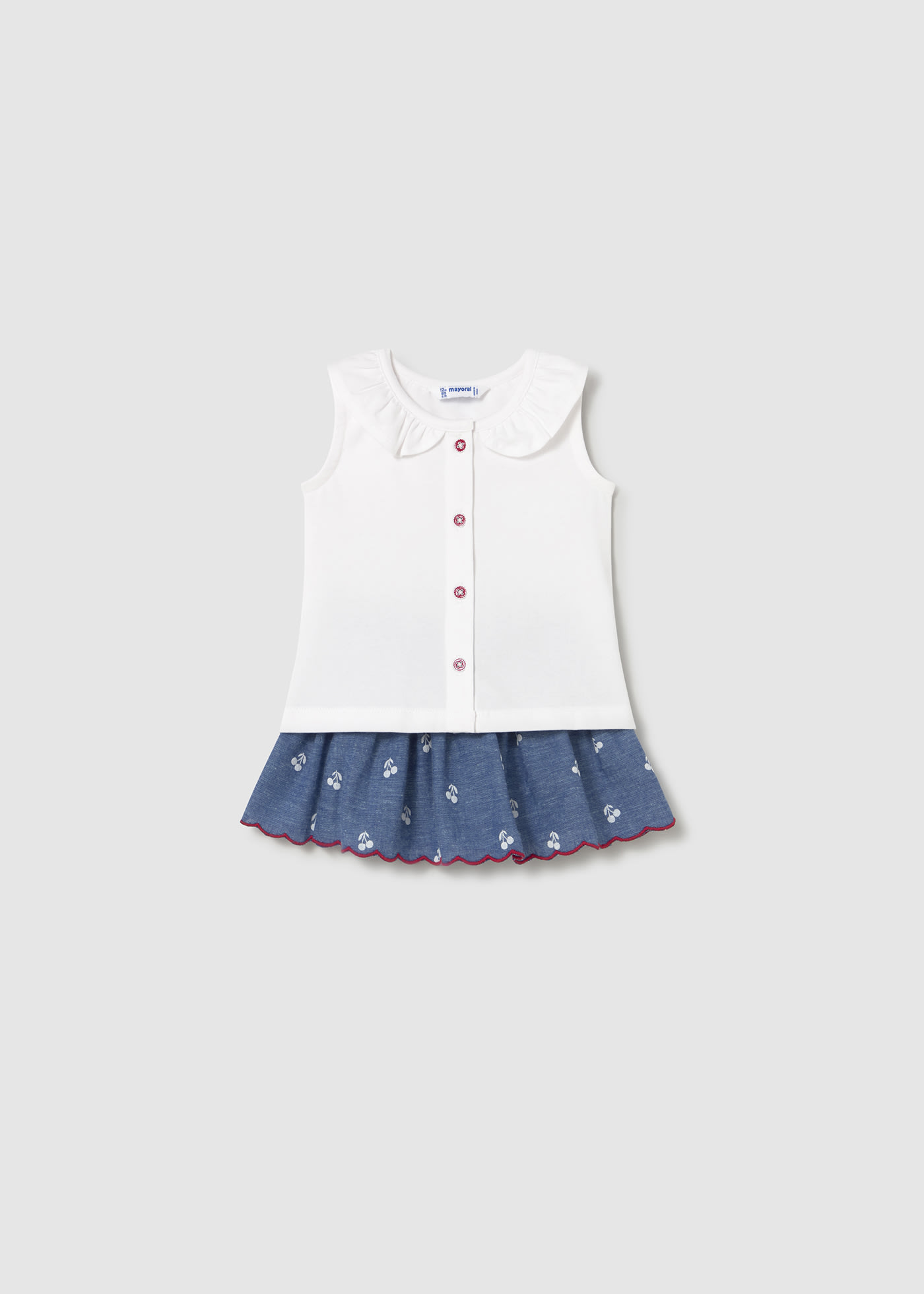 Set fusta brodata bebe