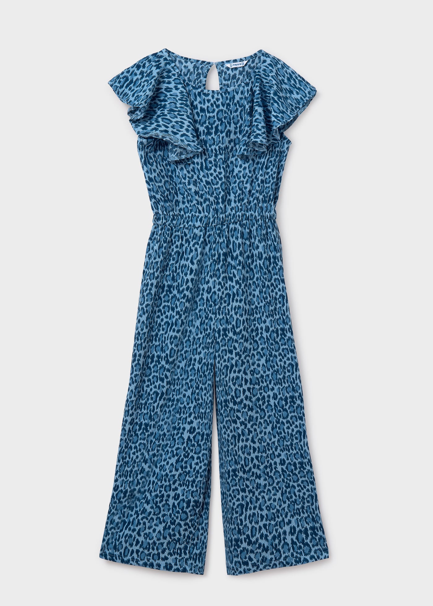 Macacão estampado leopardo rapariga