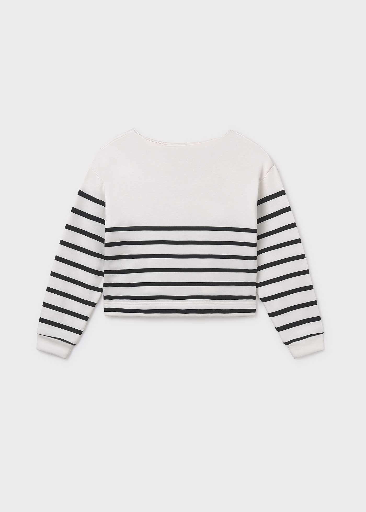 Girl striped sweatshirt