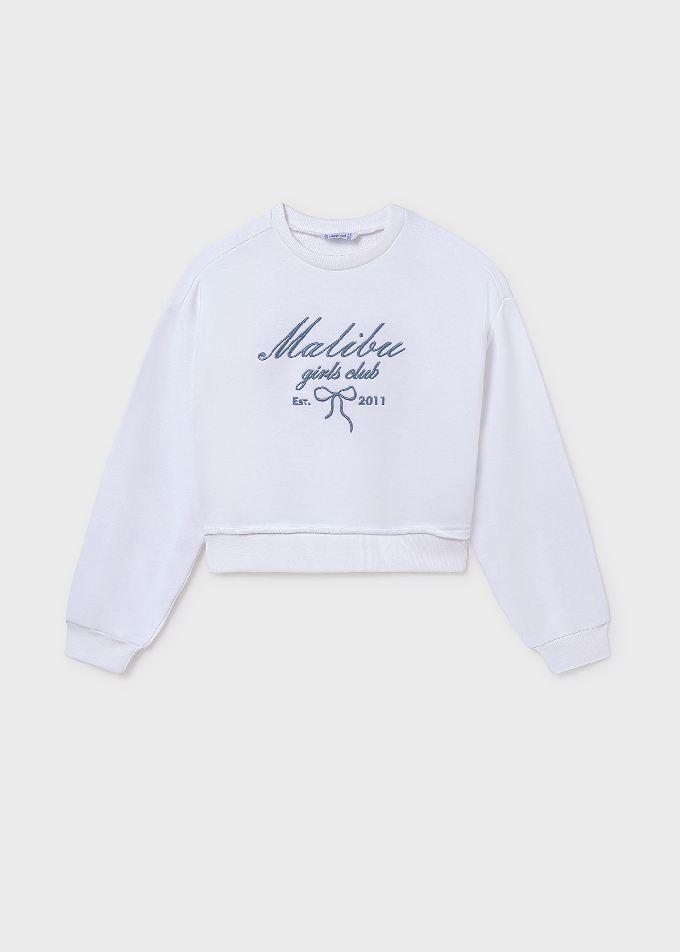Sudadera bordada chica