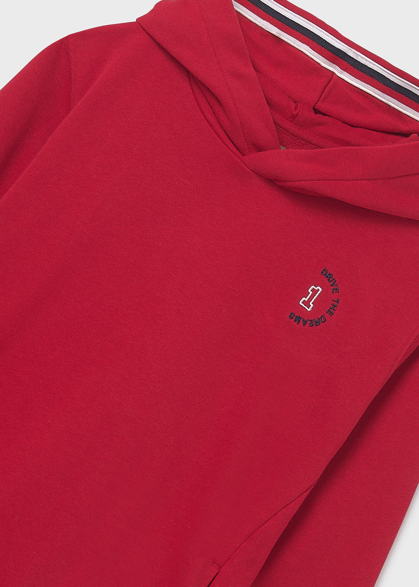 Pullover felpa bordada espalda chico