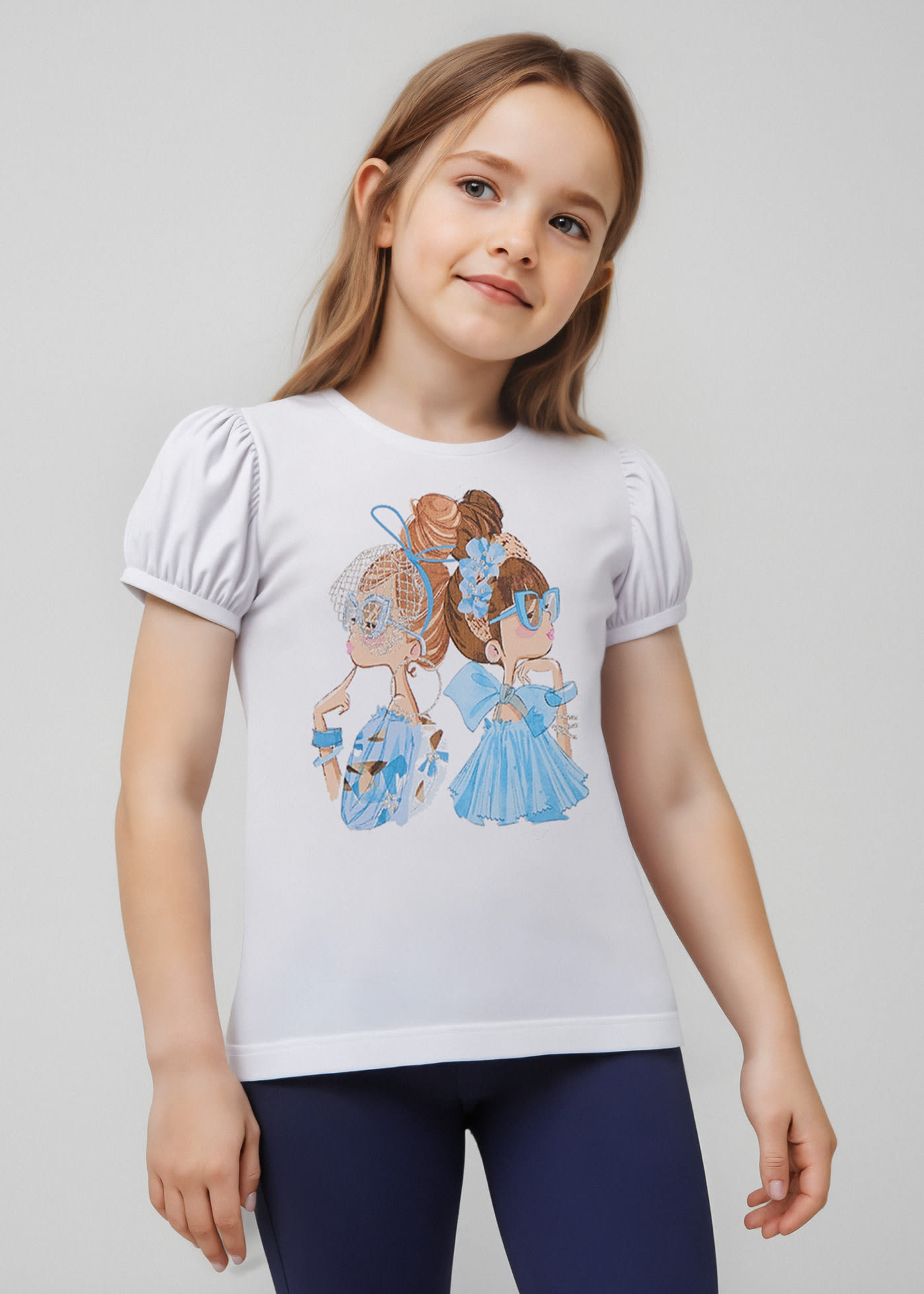 T-shirt gráfica menina