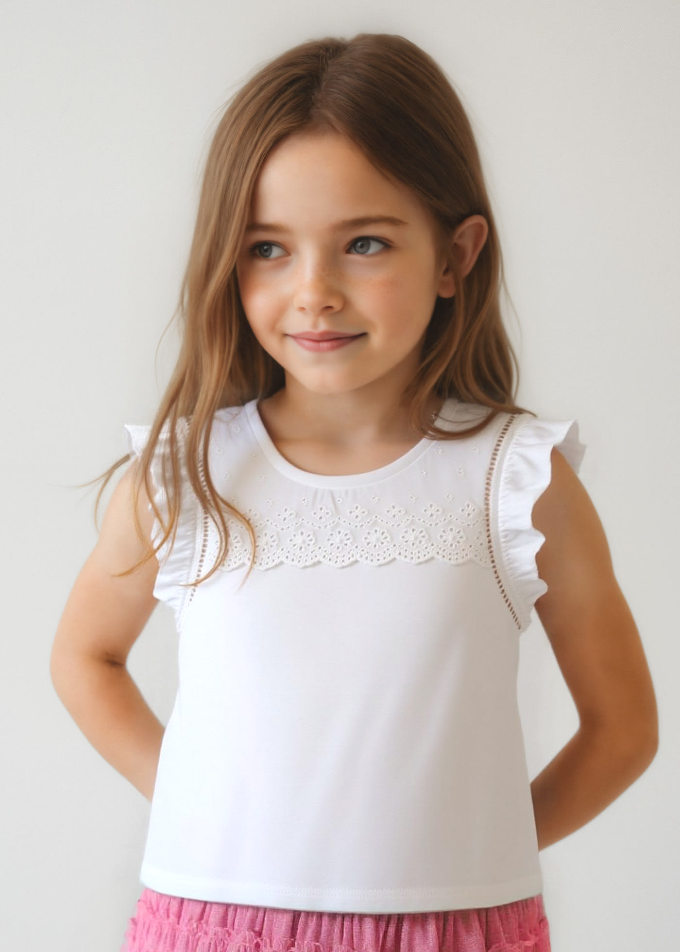 Girl Eyelet T-Shirt