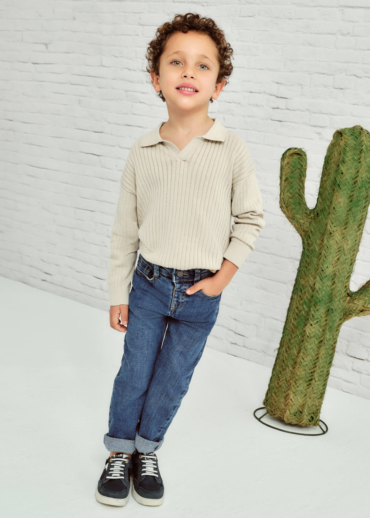 Boy basic striaght jeans