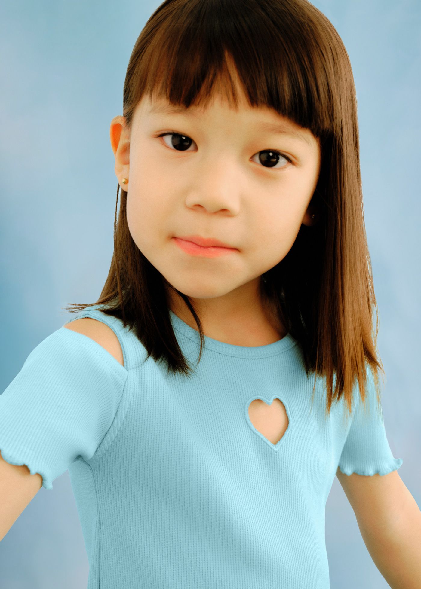 T-shirt aberturas menina