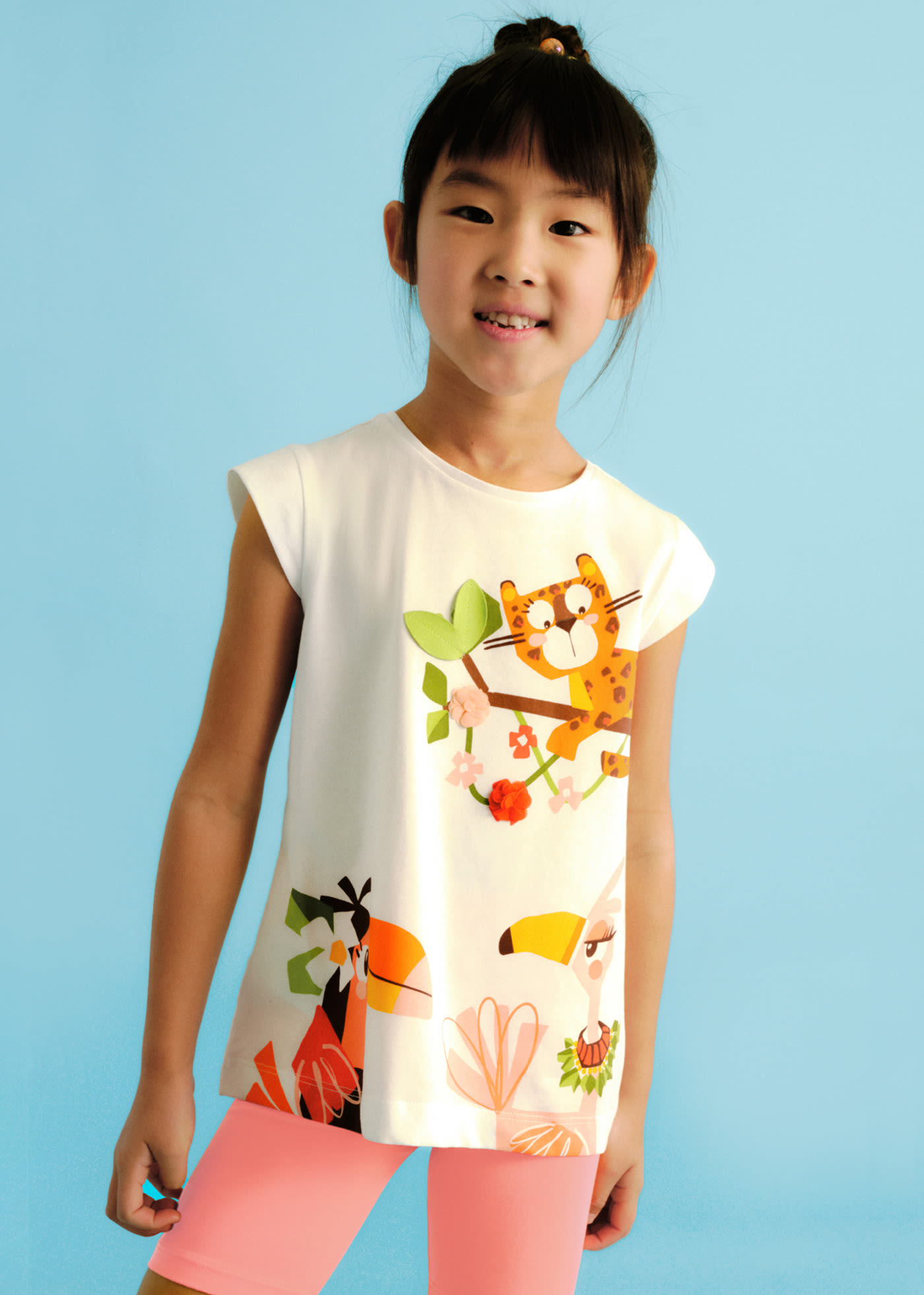 Conjunto 3 piezas animales niña
