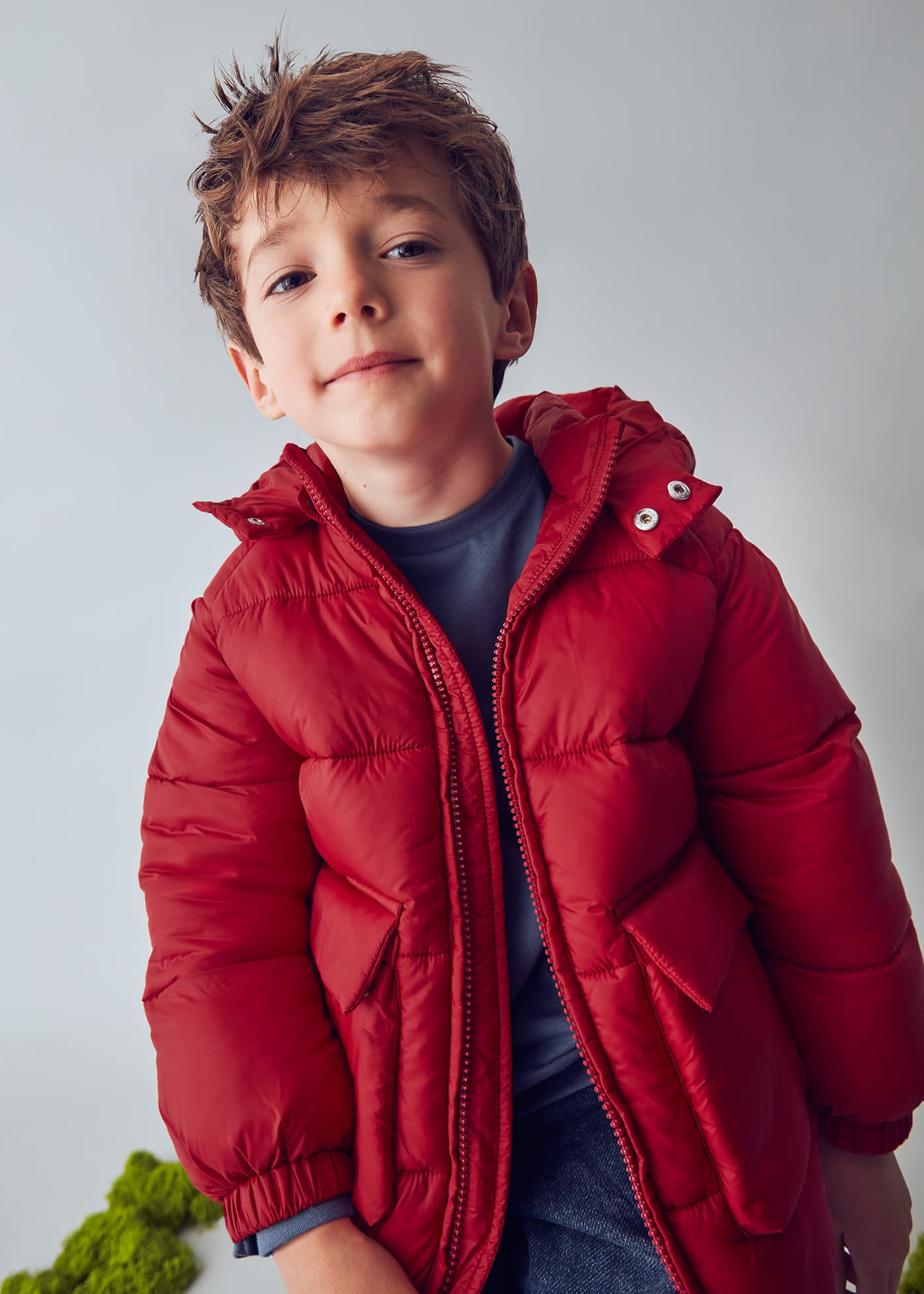 Boy Basic School Coat